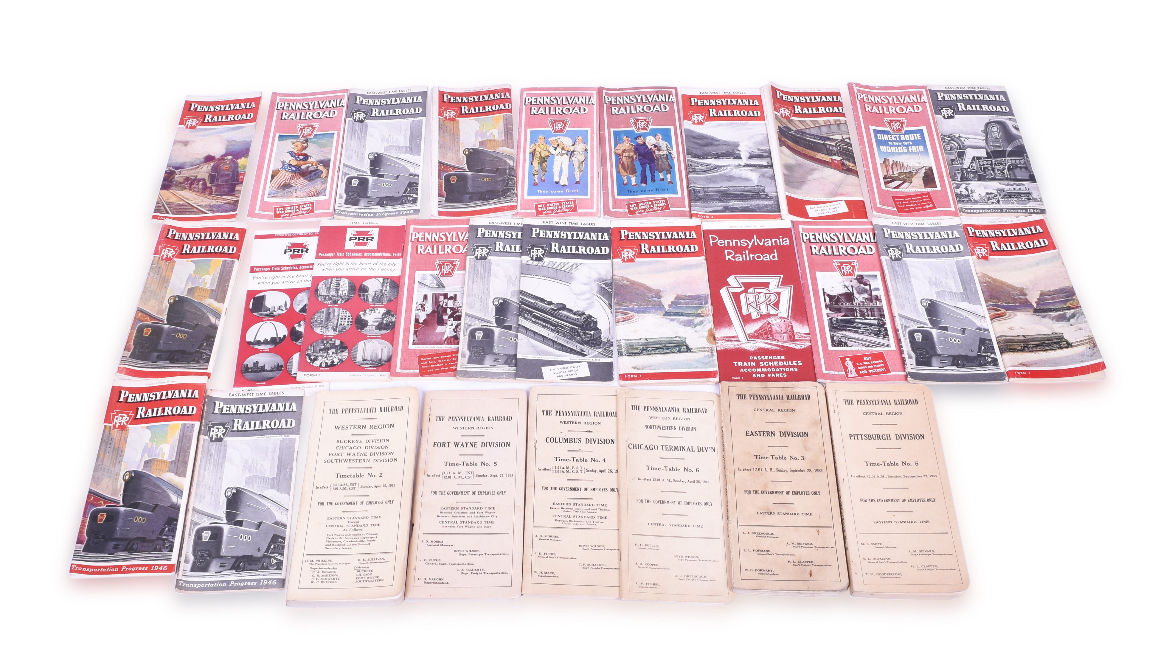 1057 - Pennsylvania Railroad Employee and Public Timetables thumbnail