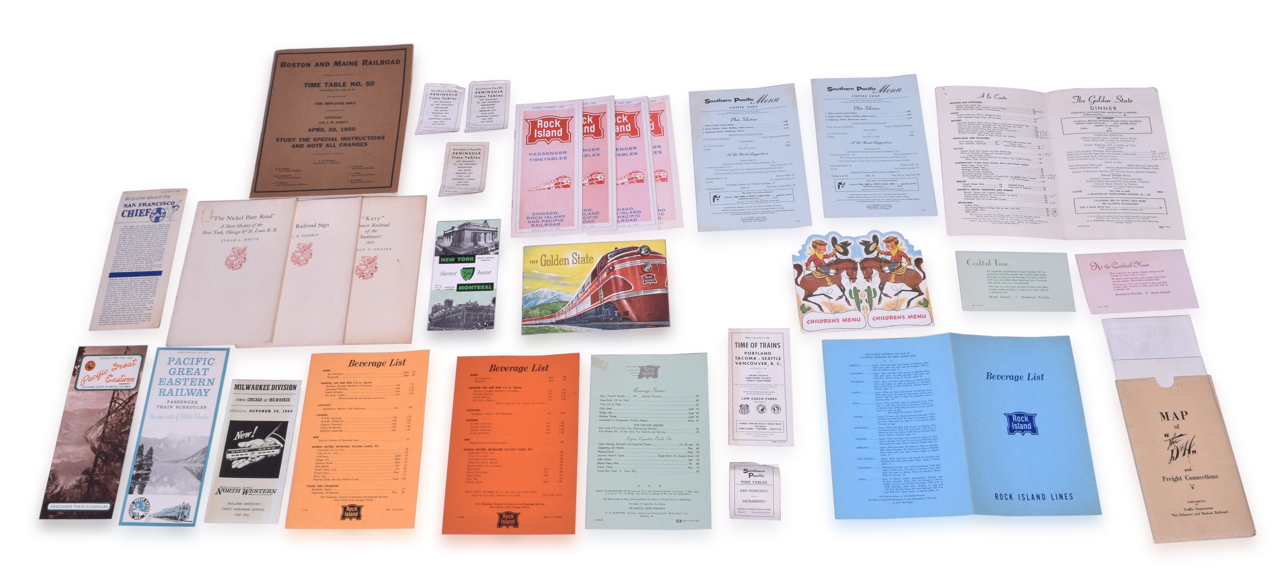 1065 - Rock Island and Southern Pacific Railroad Golden State Paper and More thumbnail