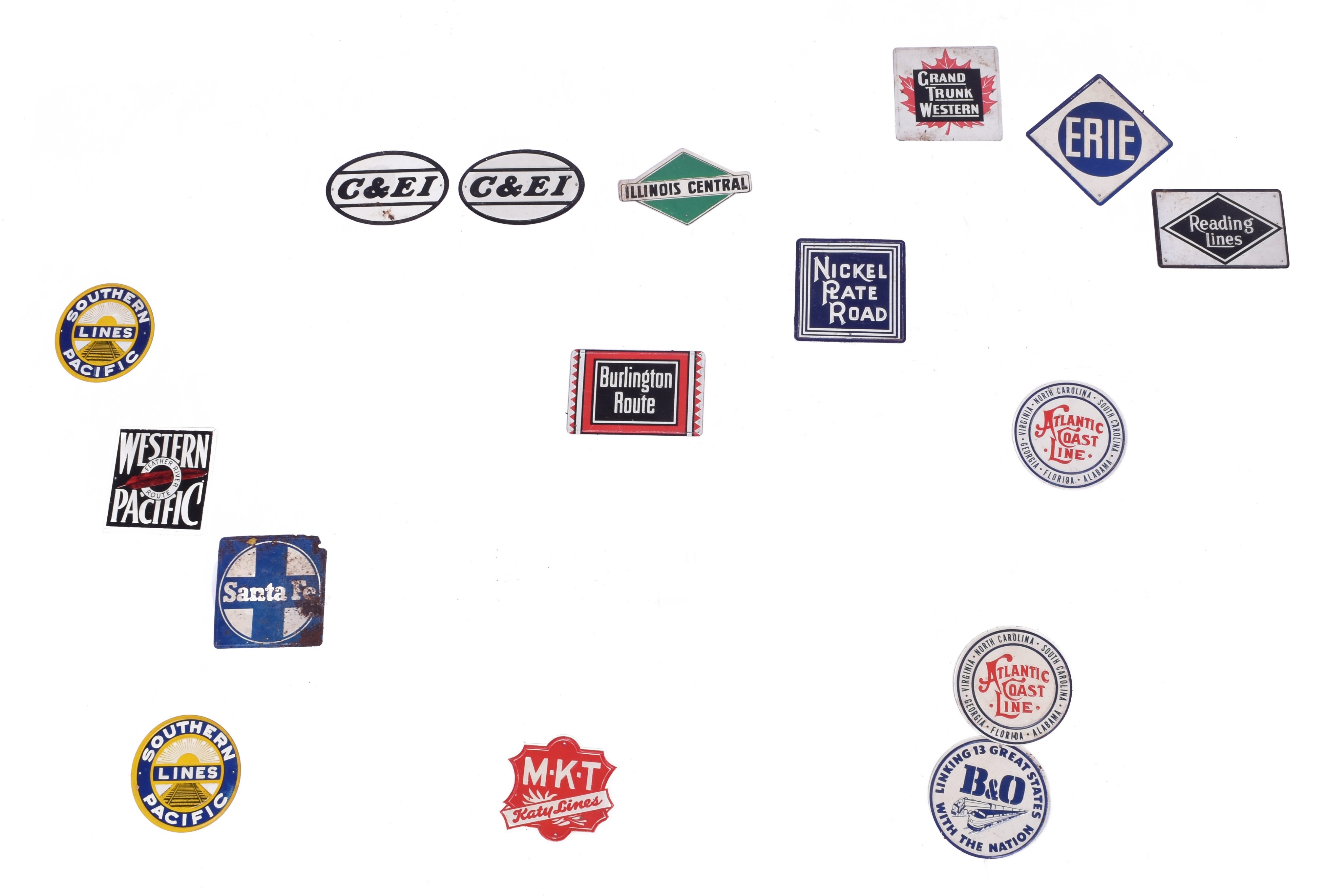 1067 - Sixteen Post Cereal Railroad Herald Tins thumbnail