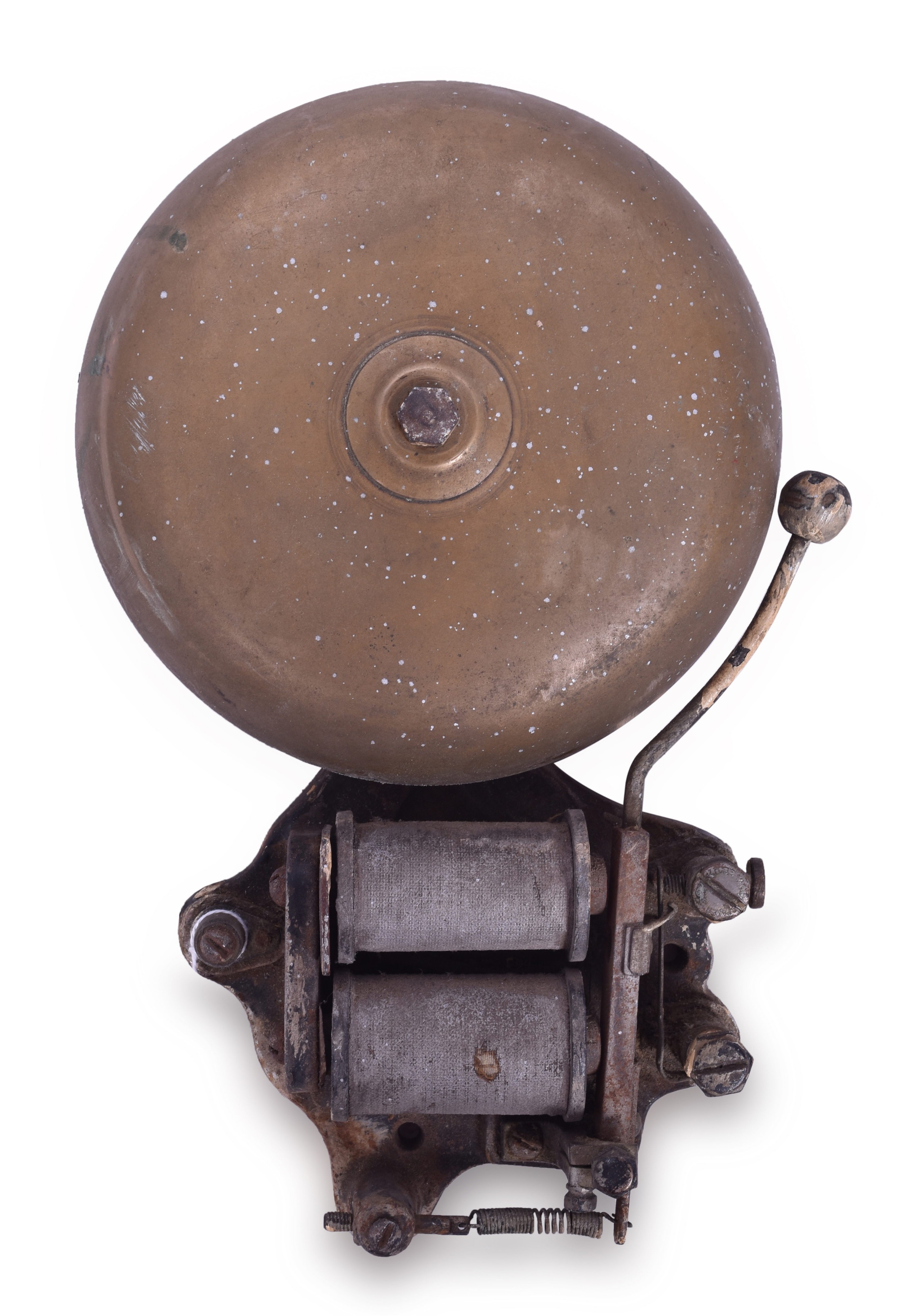 1088 - Faraday Brass Electric Bell Fire Gong thumbnail