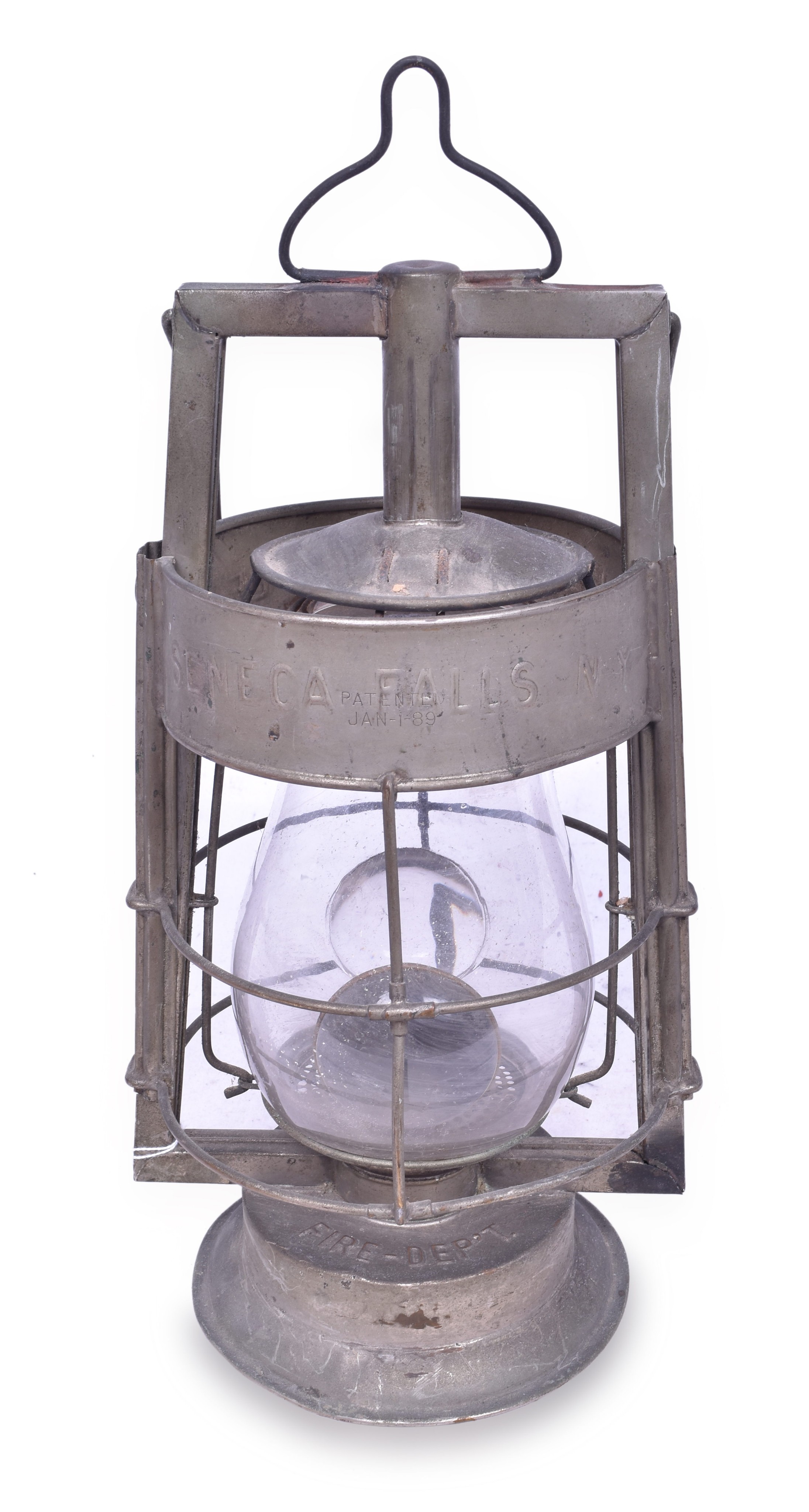 1092 - Dietz Fire Lantern w/ Bullseye Globe and Gleason & Bailey Water Shield thumbnail