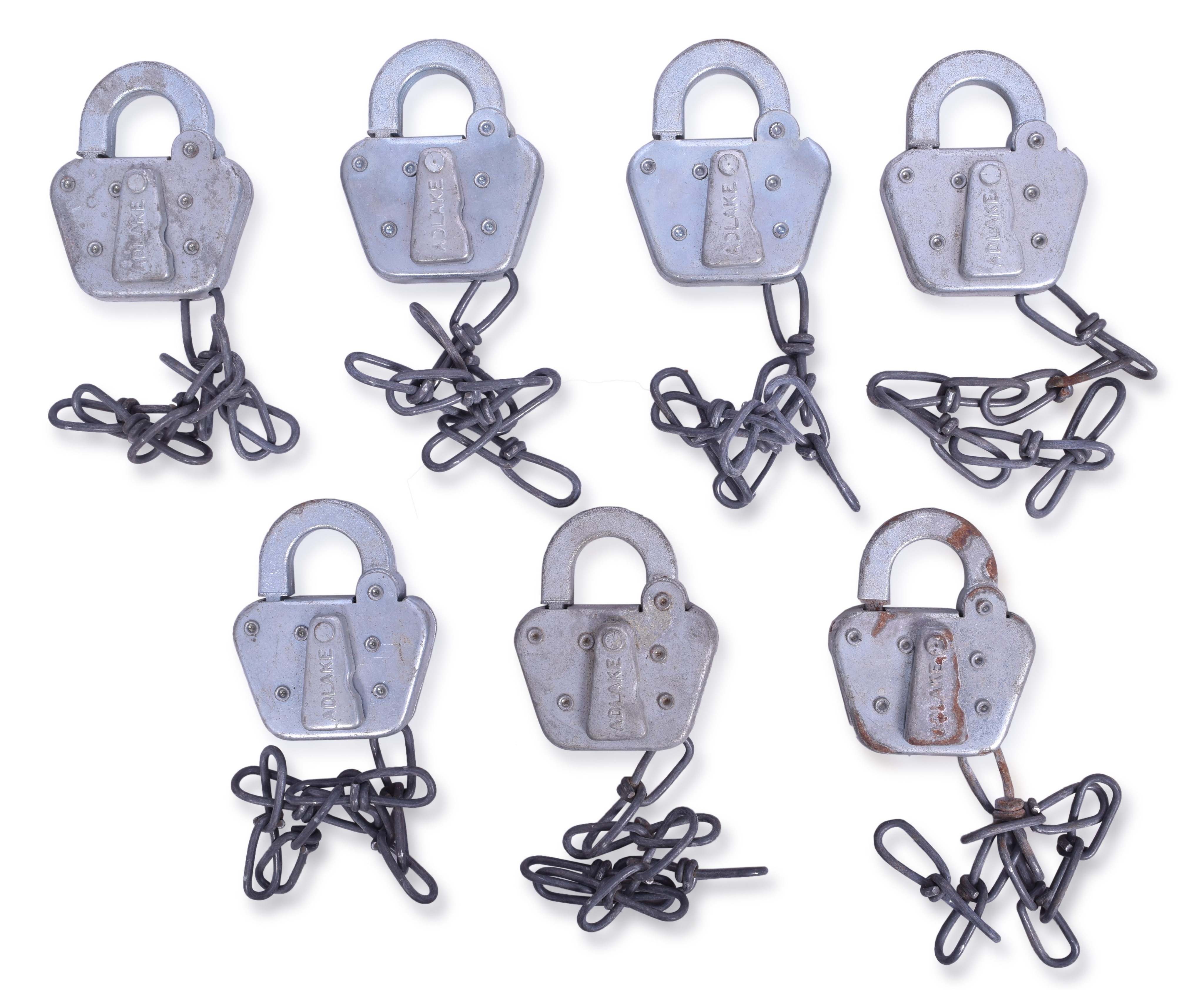 1115 - Seven Adlake Conrail Switch Locks thumbnail
