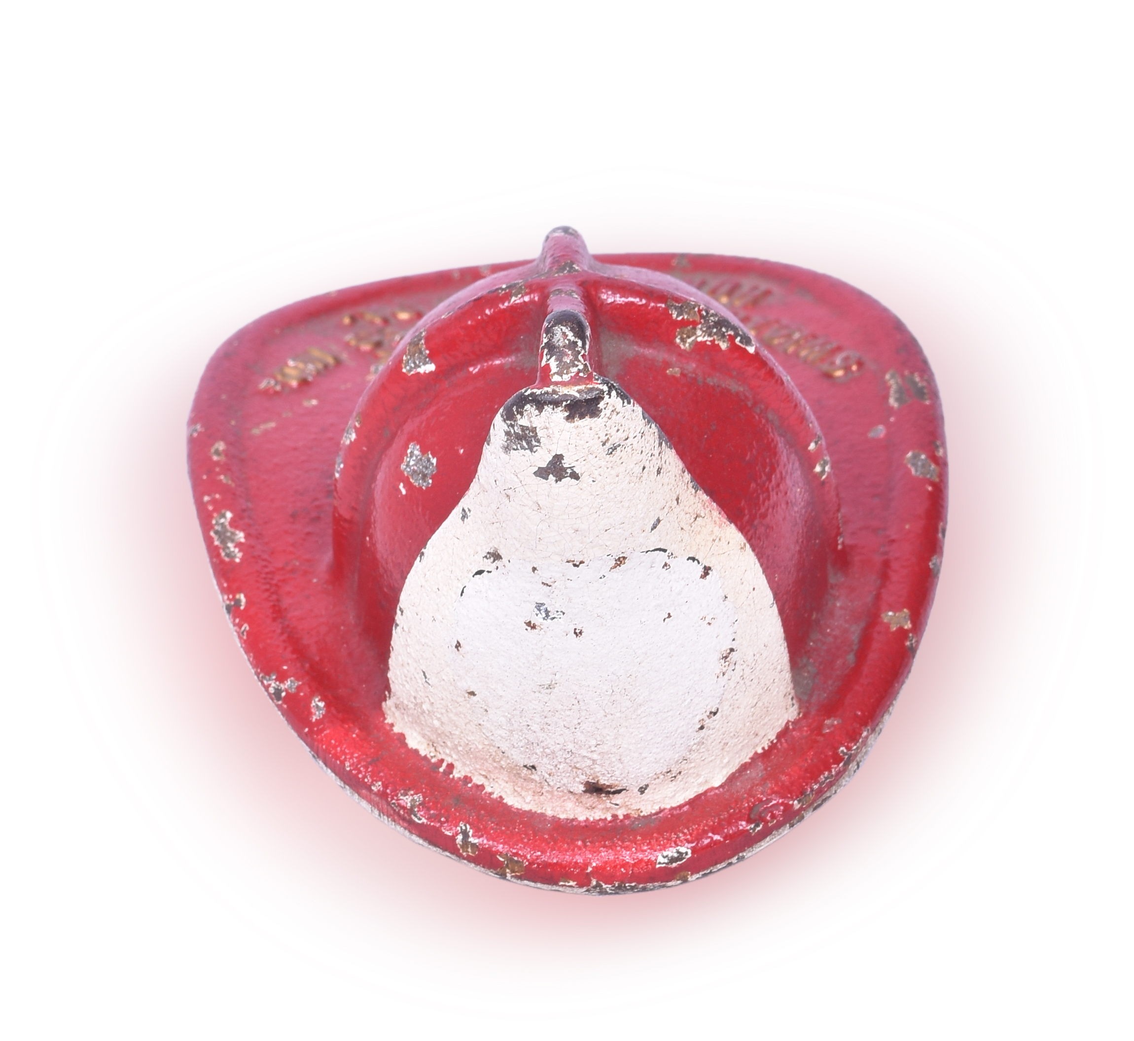 1122 - Swigart Associates Inc. Cast Iron Fire Helmet Paper Weight thumbnail