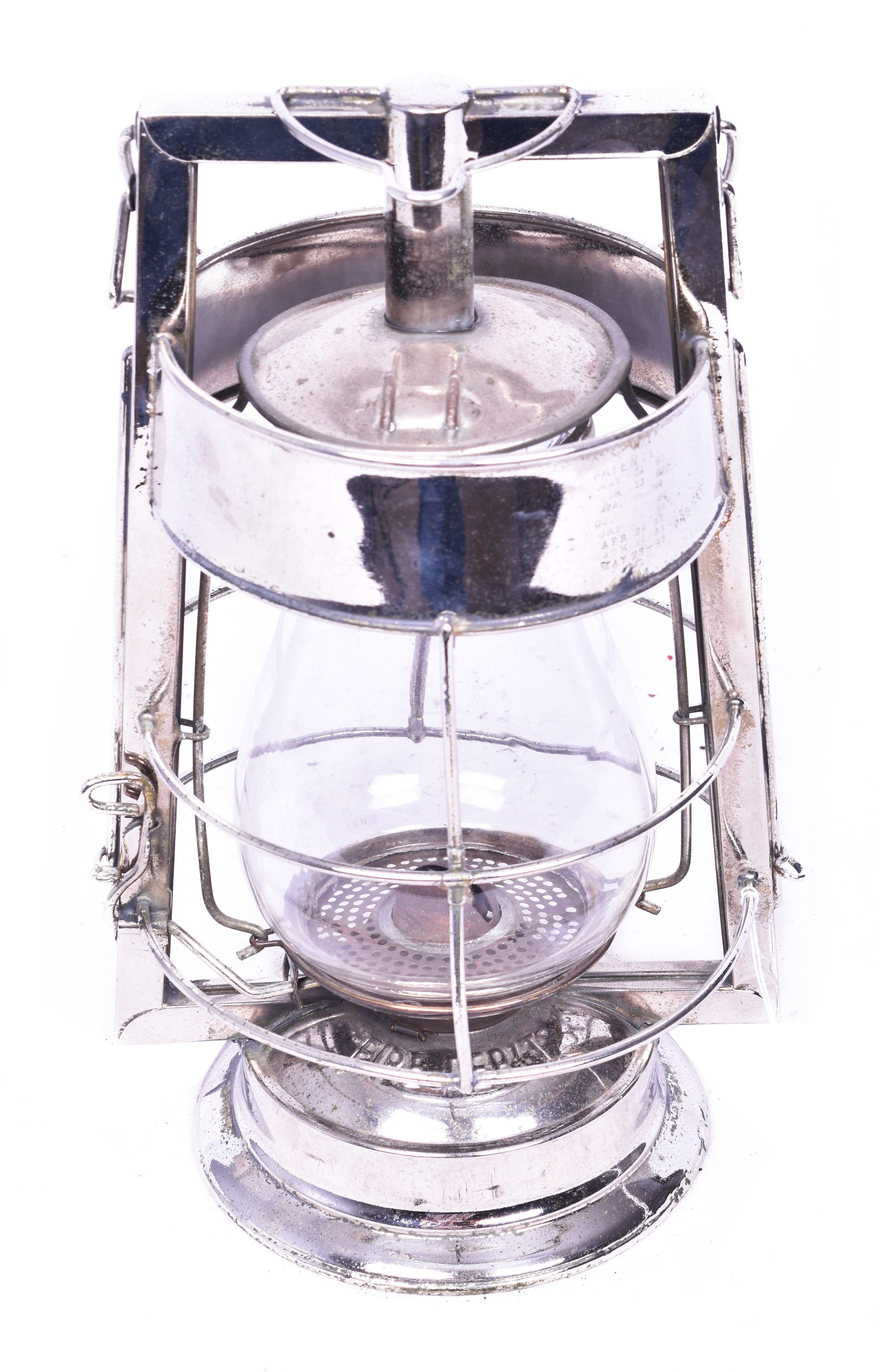 1128 - Plated Dietz Queen Fire Department Lantern - 1893 Patent thumbnail