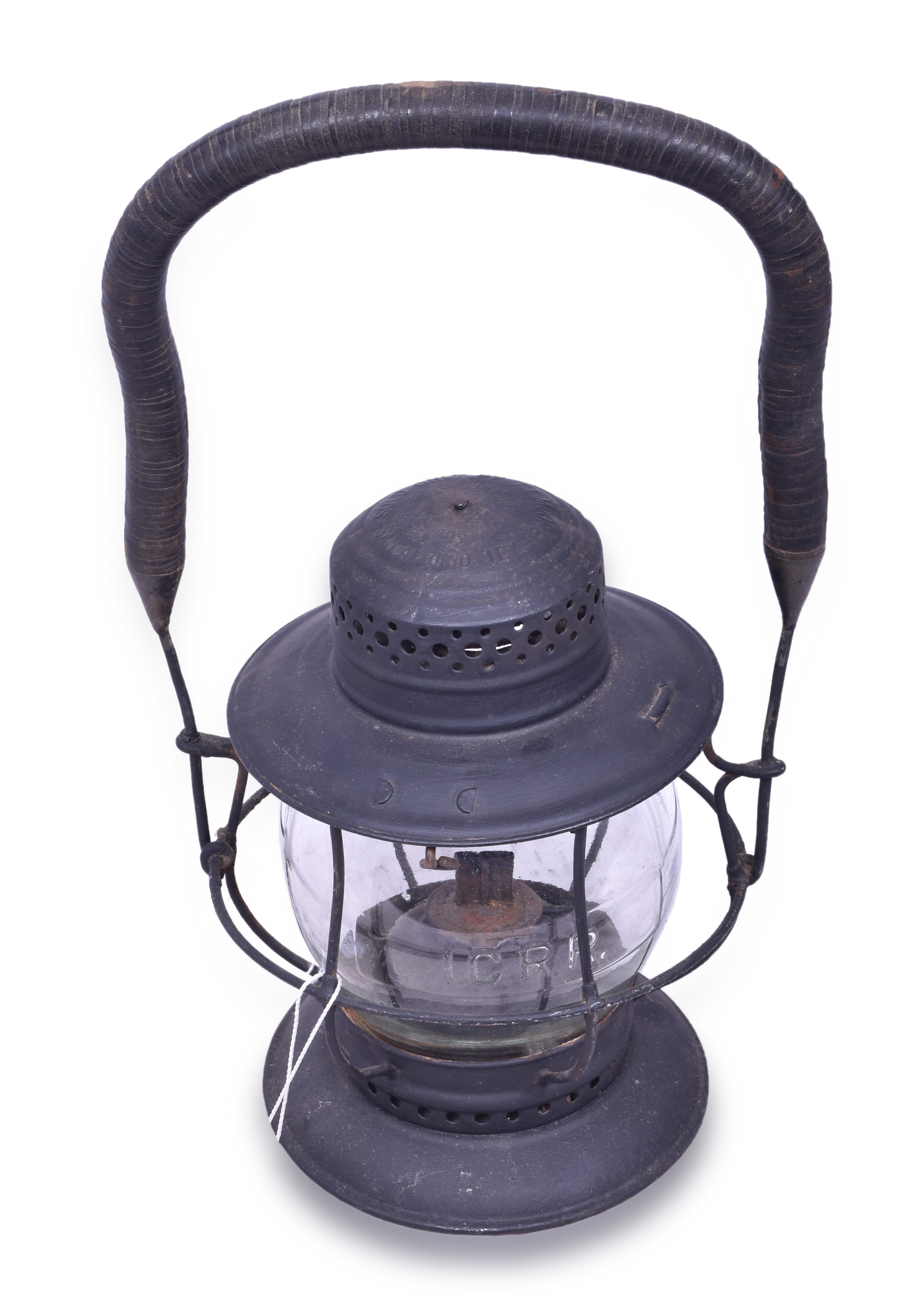 1133 - L.L. Moore Lantern with Illinois Central Railroad Clear Globe thumbnail