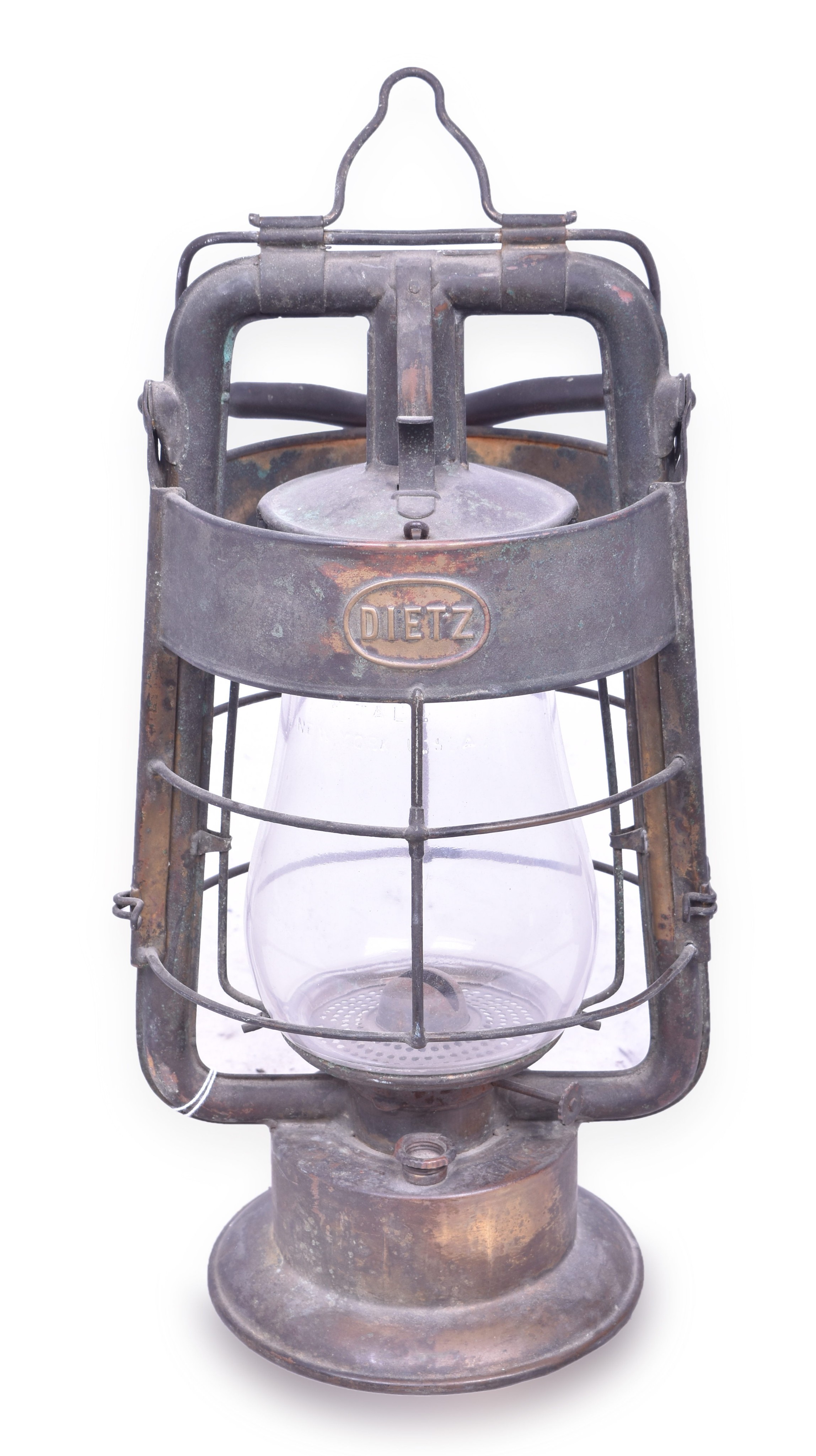 1136 - Brass Bodied Dietz King Fire Lantern thumbnail