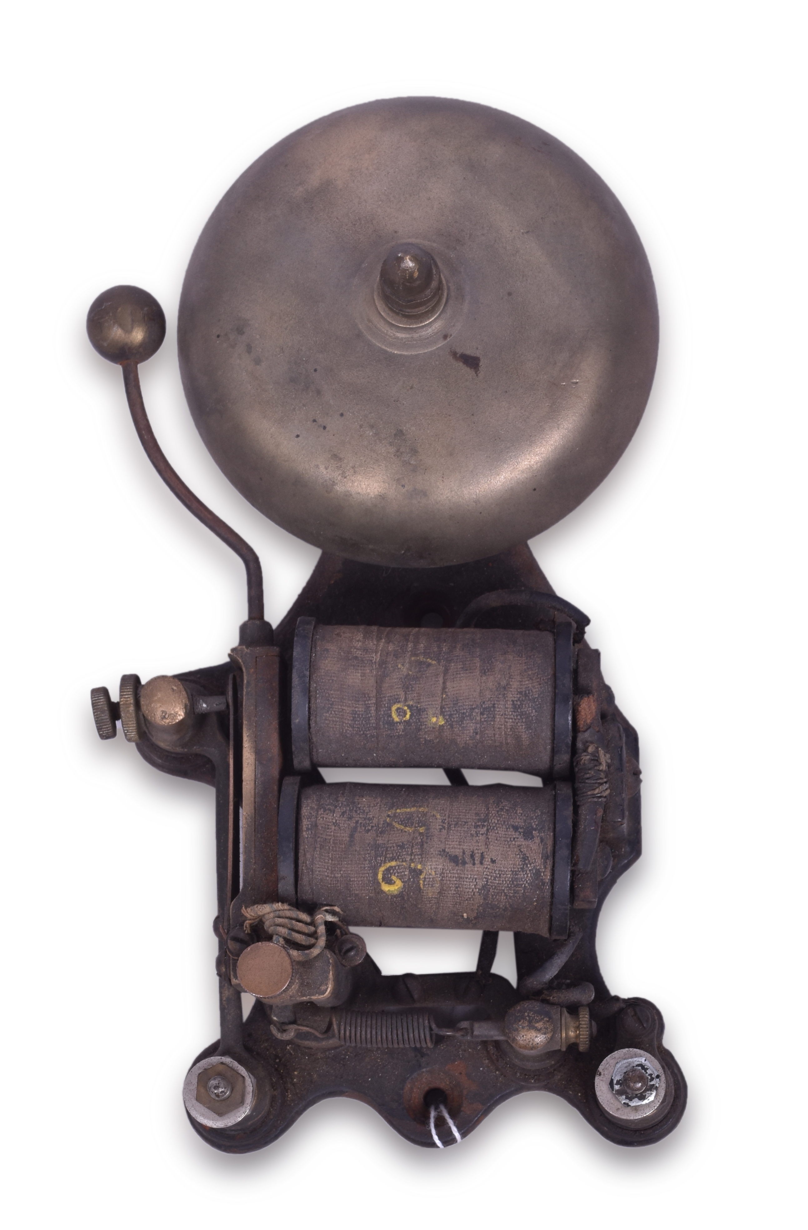 1206 - Brass Electric Bell Fire Gong - 4 1/2