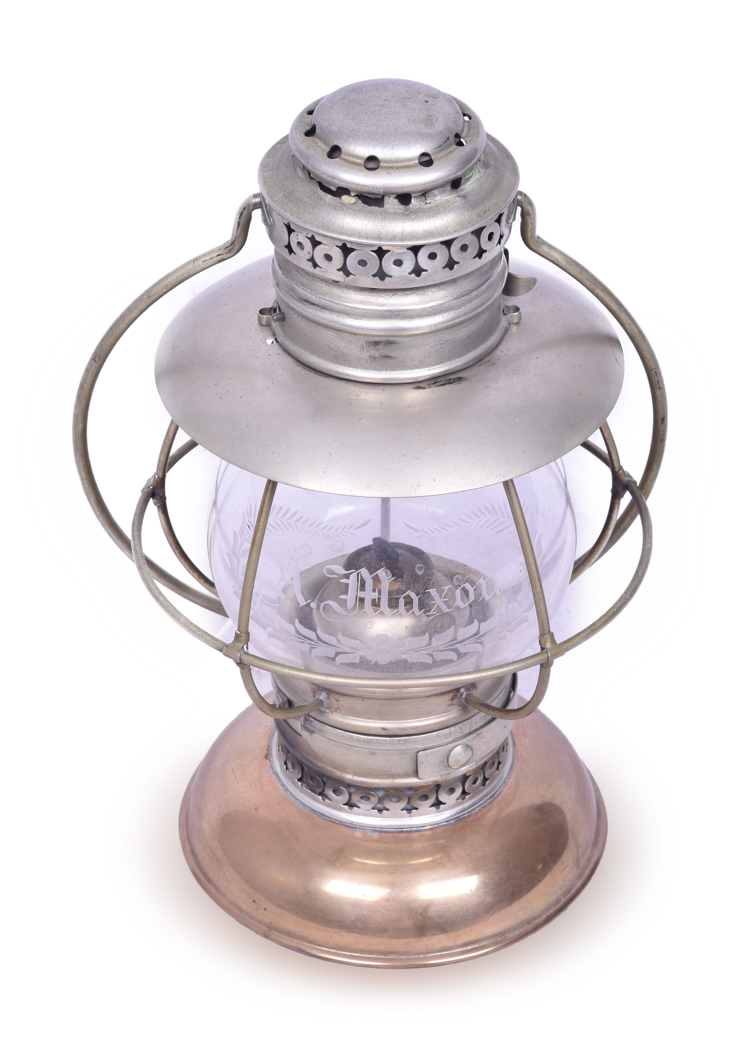 1217 - Kelly Lamp Works Conductors Presentation Lantern thumbnail