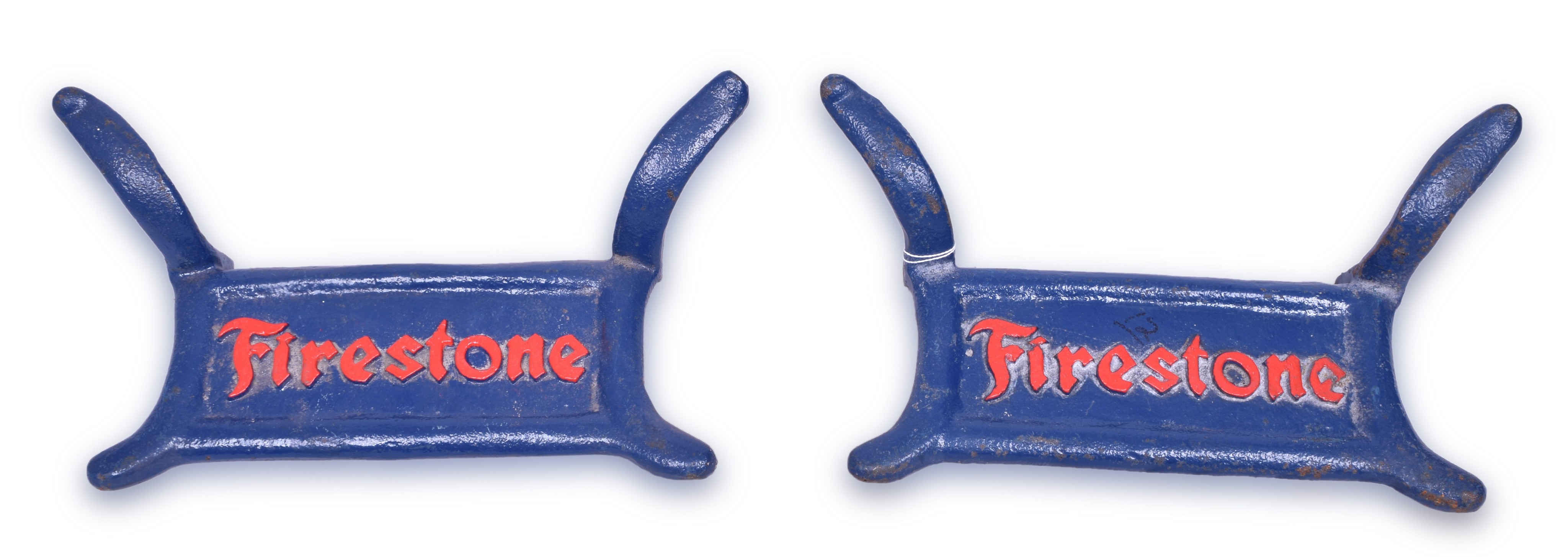 1226 - Firestone Cast Iron Embossed Tire Stand thumbnail