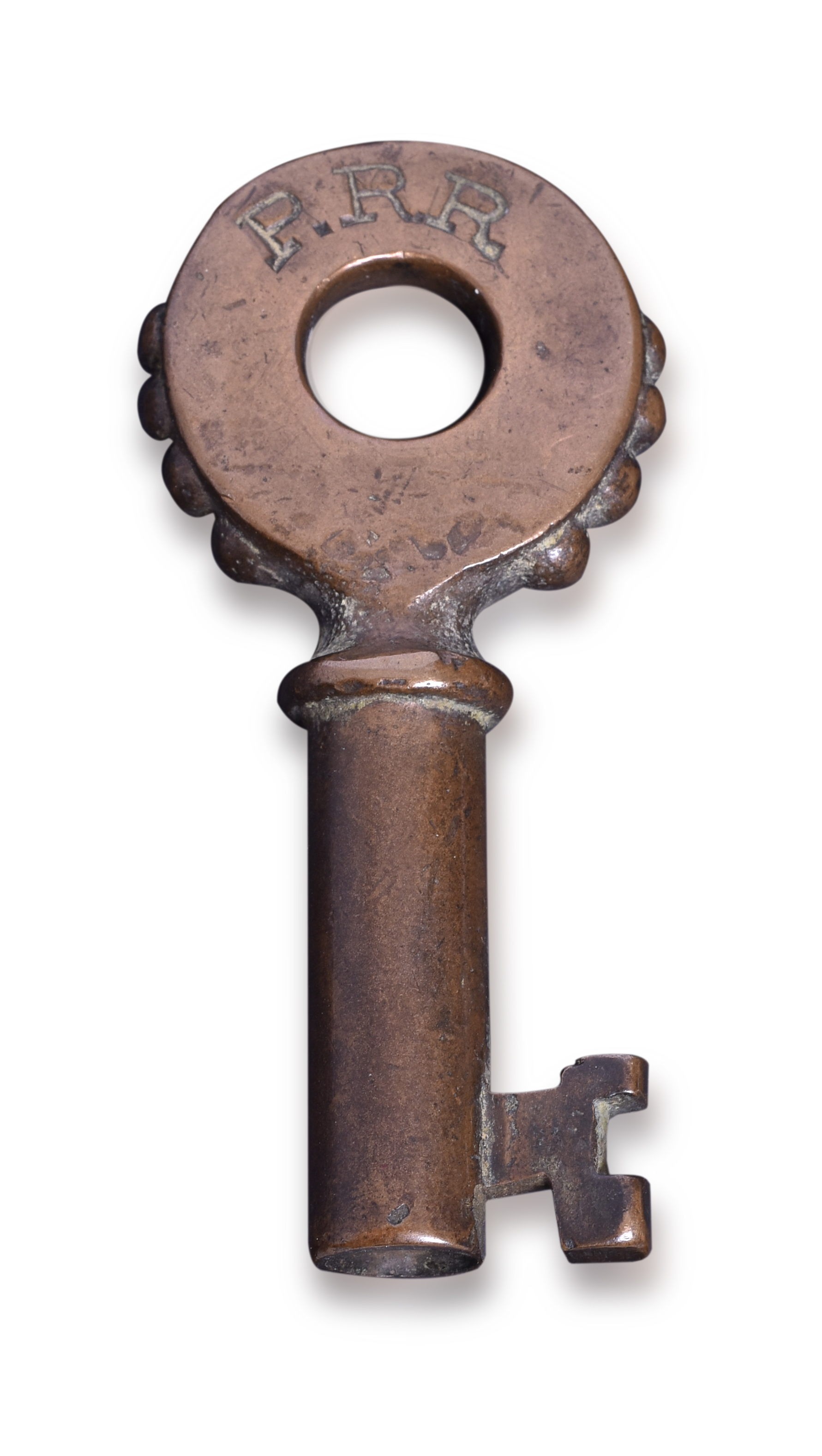 1281 - Pennsylvania Railroad Telephone & Telegraph Dept. Fraim Knobby Hilt Key thumbnail
