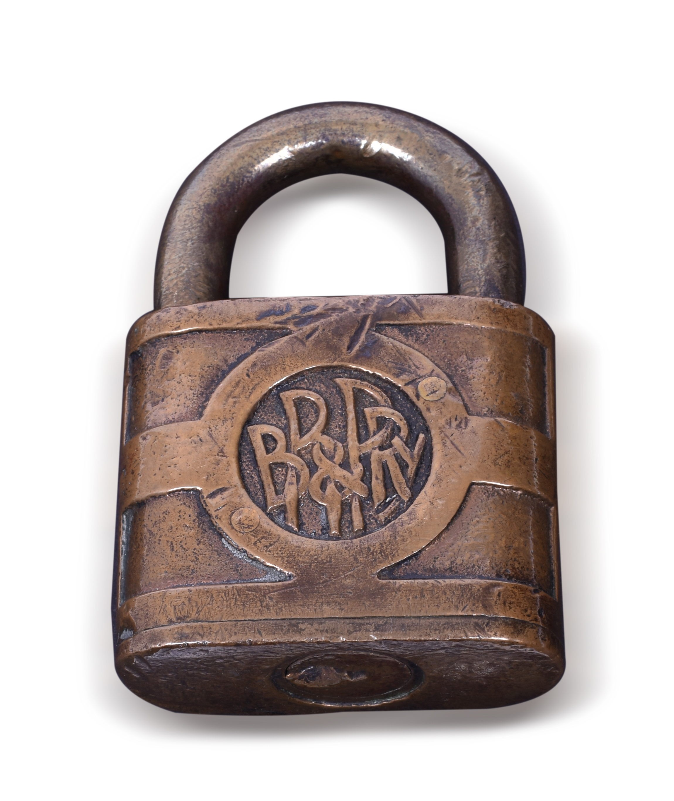 1307A - Buffalo, Rochester & Pacific Railway Yale Brass Lock thumbnail