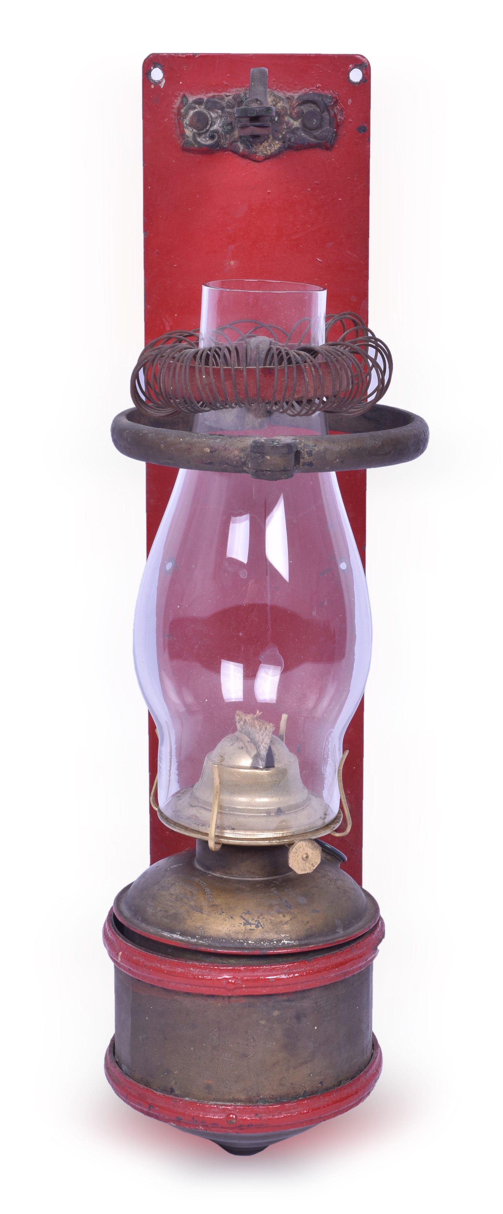 1359 - Adams & Westlake Wall Lamp w/ Wall Bracket Marked for Union Pacific Railroad thumbnail