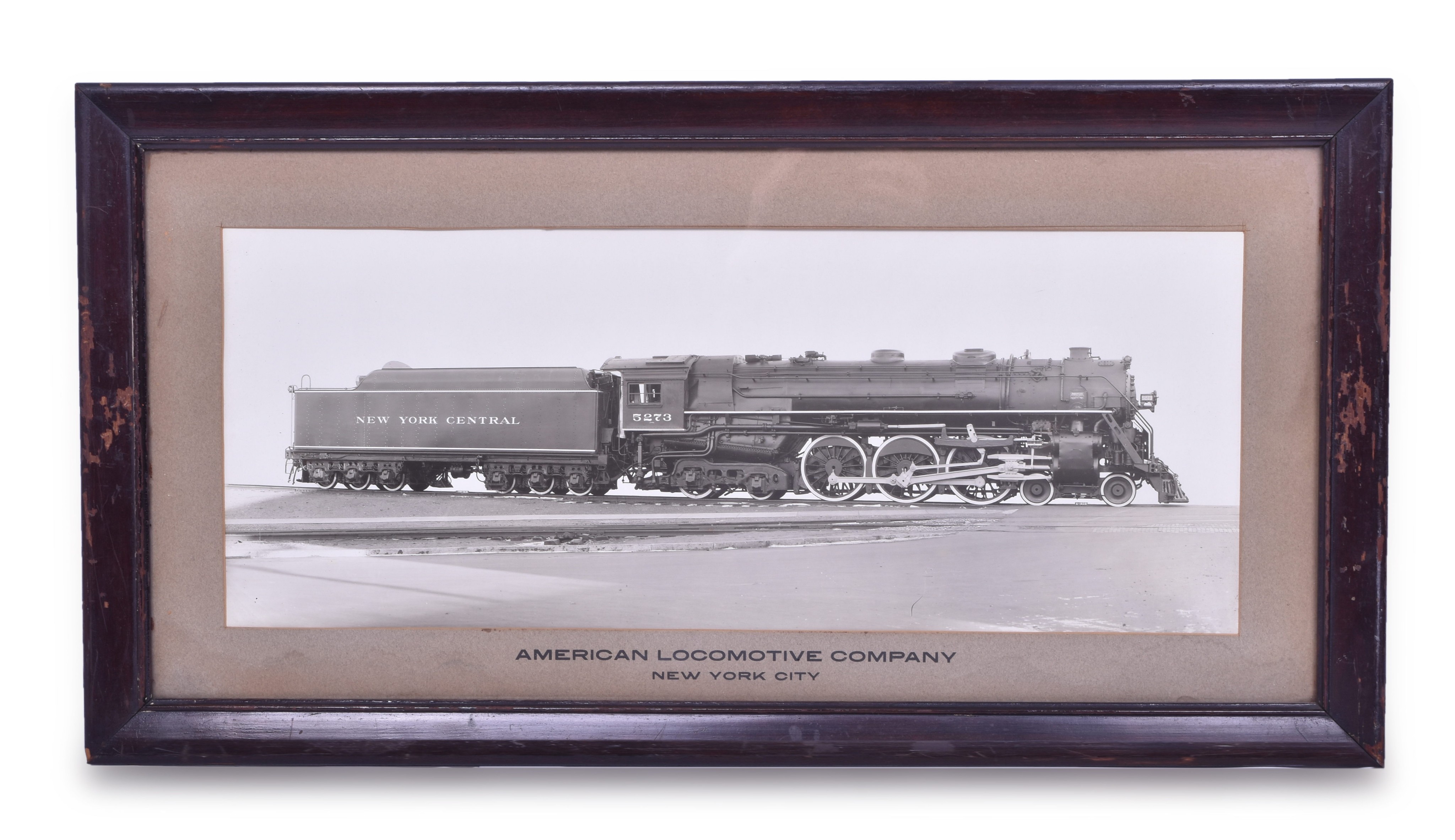 1363 - American Locomotive Company / Alco New York Central J1e Hudson Framed Builders Photograph thumbnail