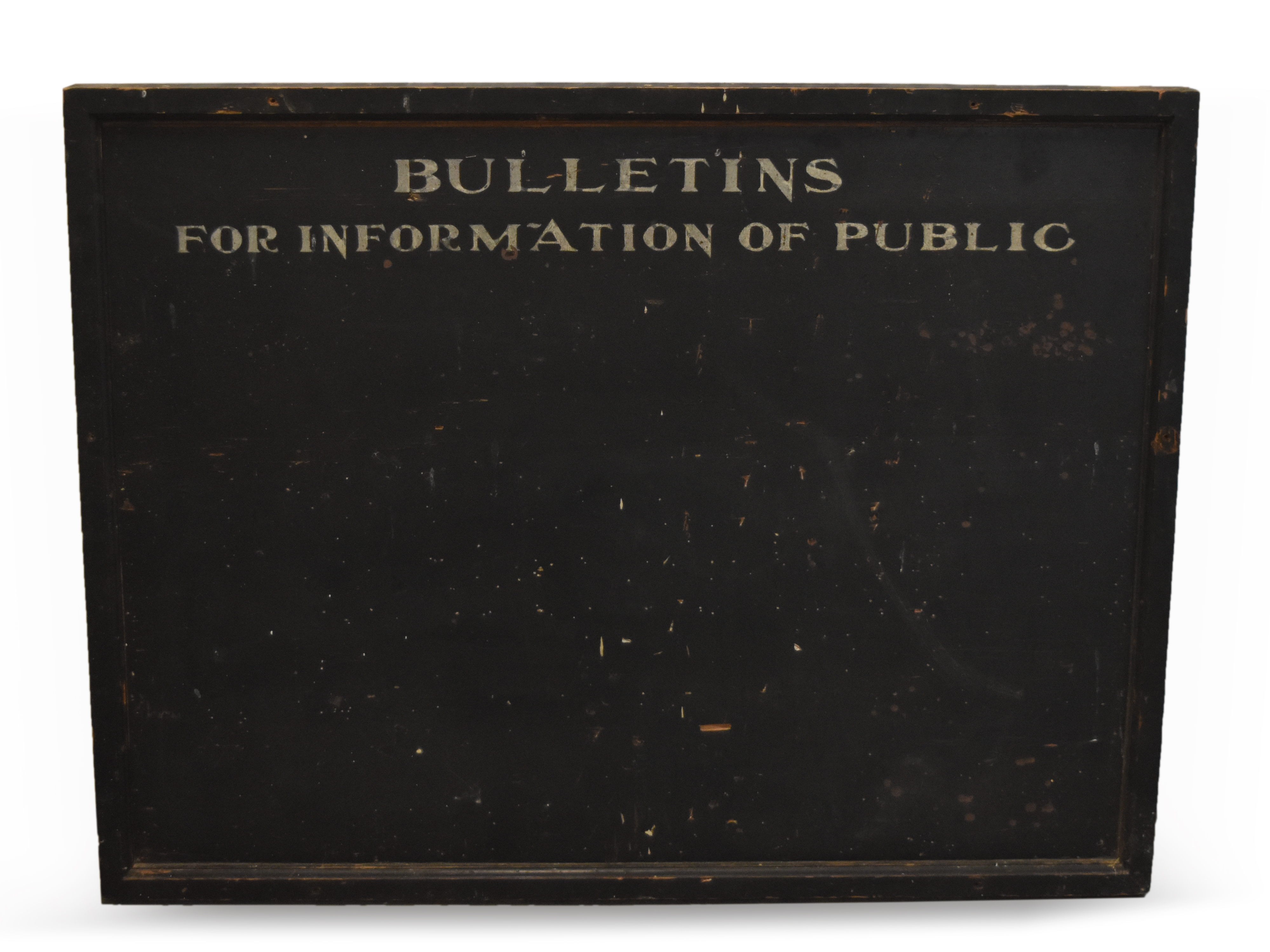 1364 - Missouri Pacific Railroad Wooden Depot Bulletin Board - Everest, Kansas thumbnail