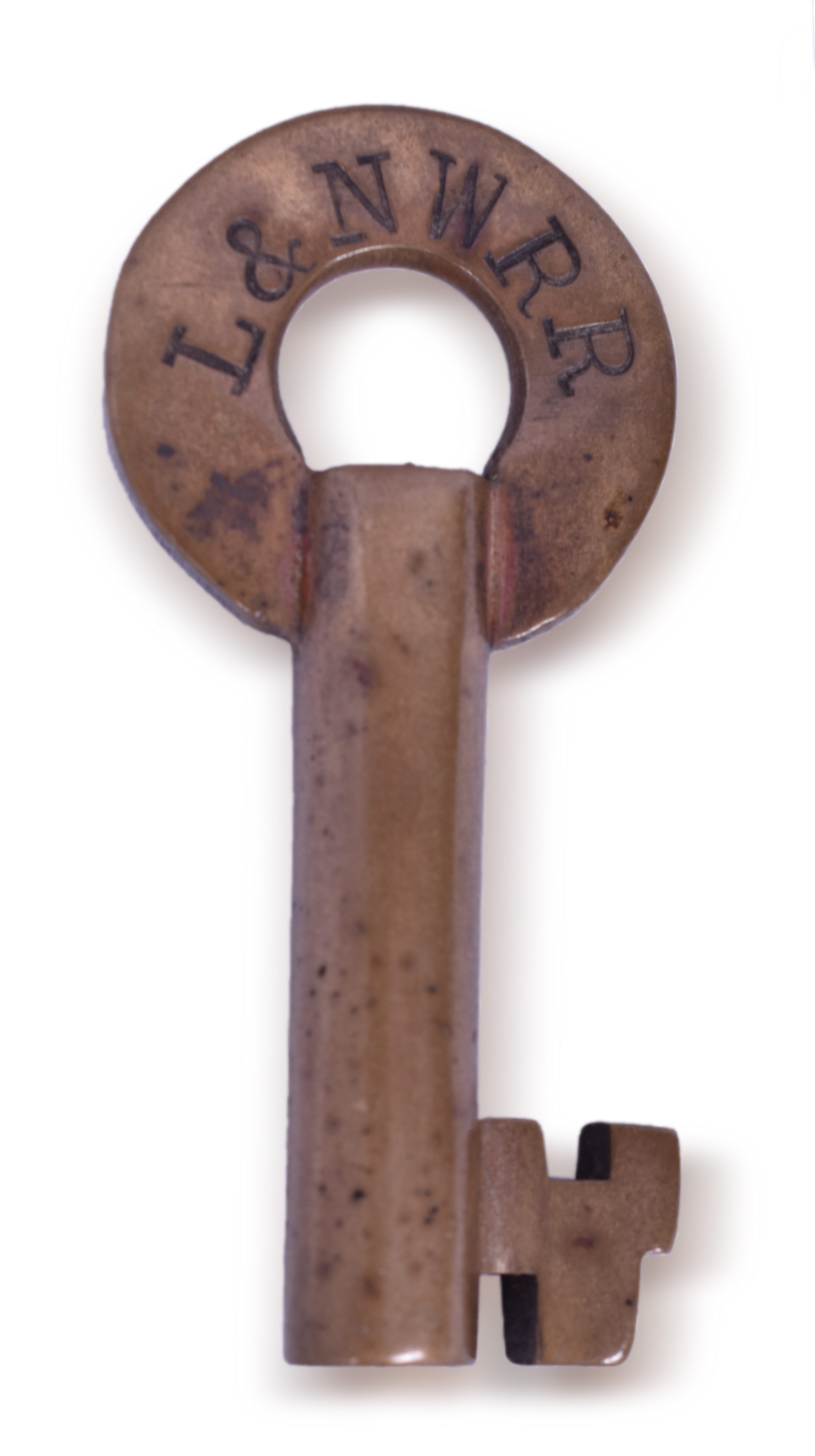 1440 - Louisiana & Northern Railroad F-S Hardware Brass Switch Key thumbnail