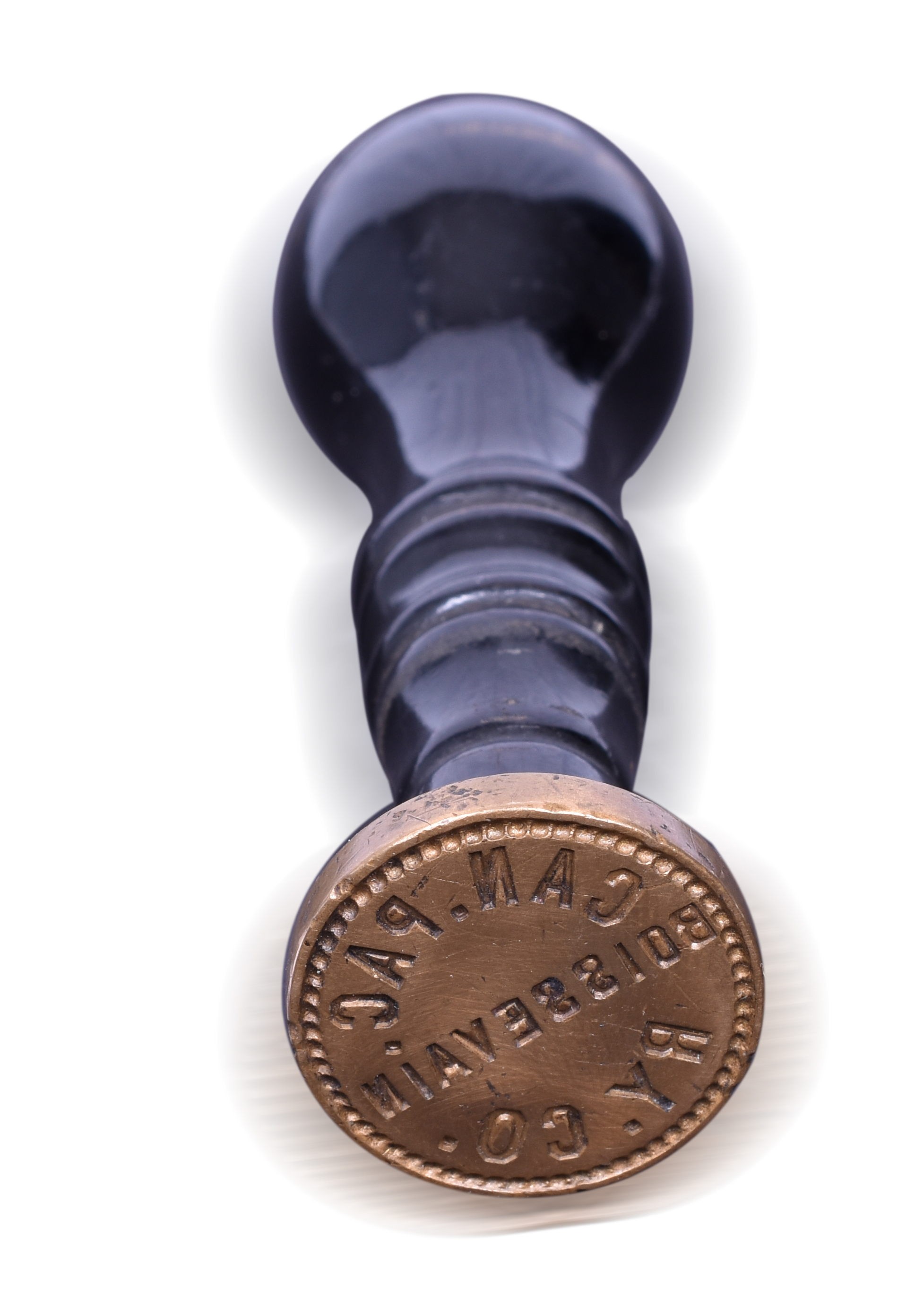 1449 - Canadian Pacific Railway Co. Boissevian Canada Round Wax Sealer thumbnail