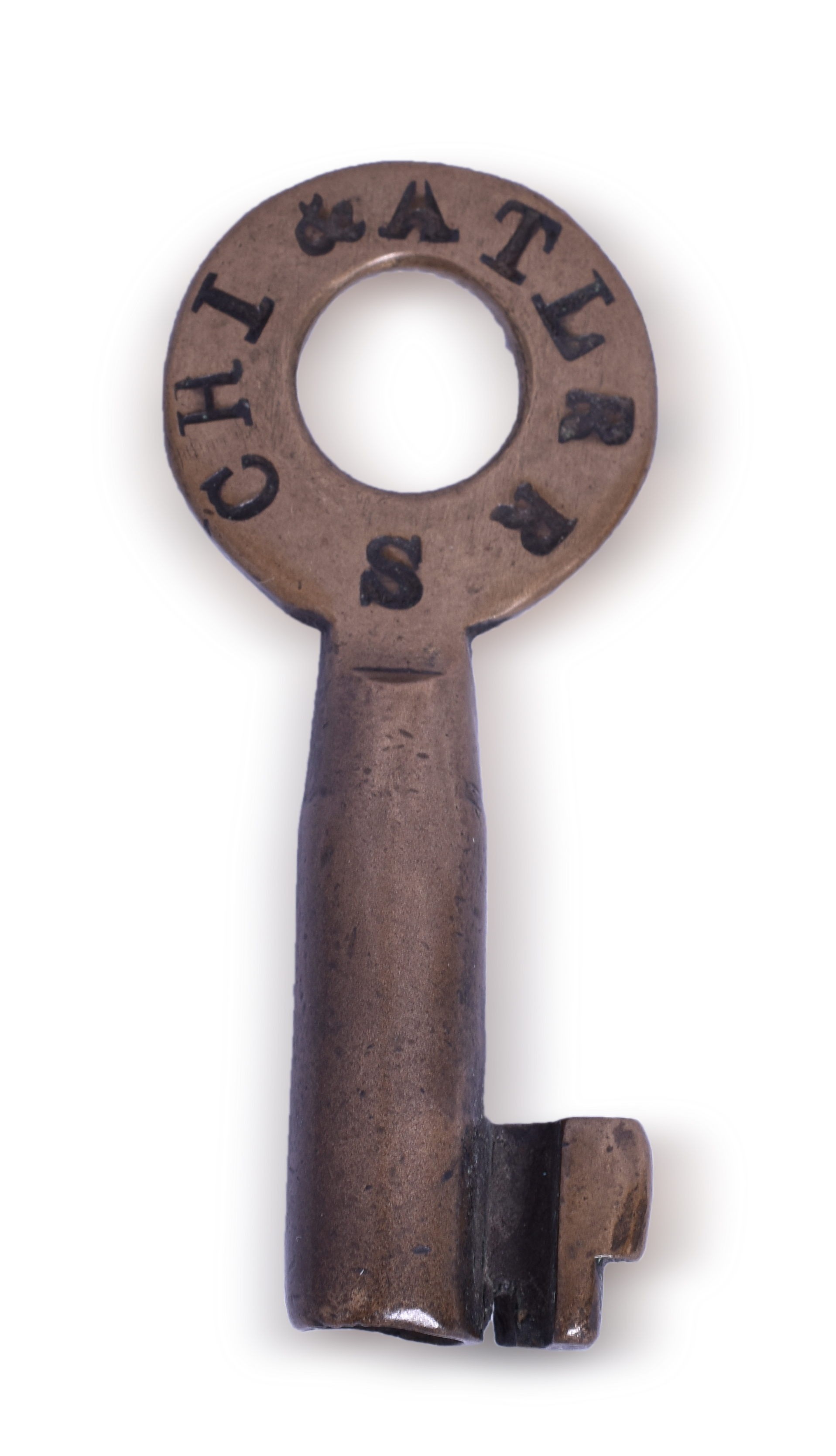 1456 - Chicago and Atlantic Railroad Tapered Barrel Switch Key thumbnail