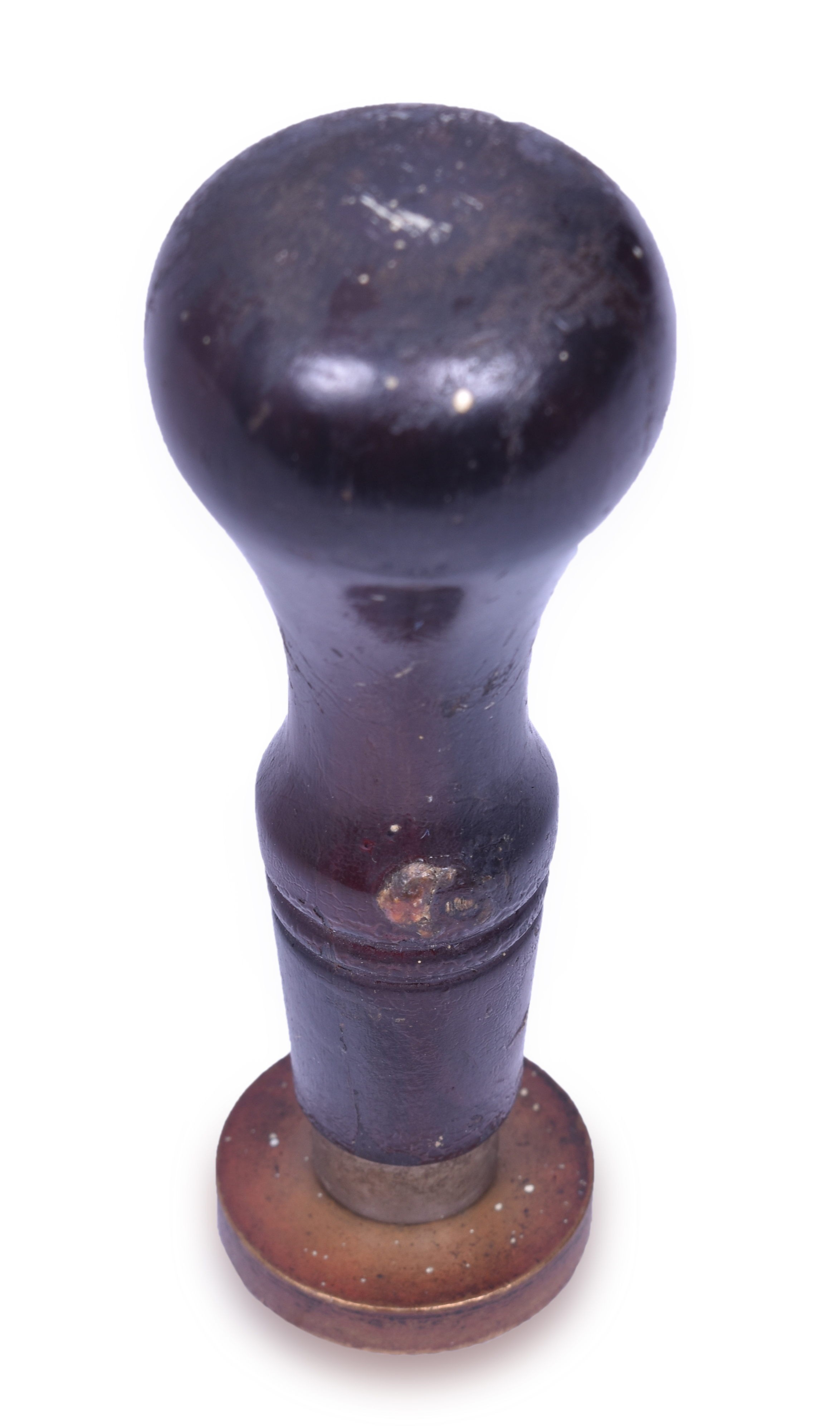 1473 - Columbus & Greenville Railway Round Agent Wax Sealer - Carrollton, Mississippi thumbnail