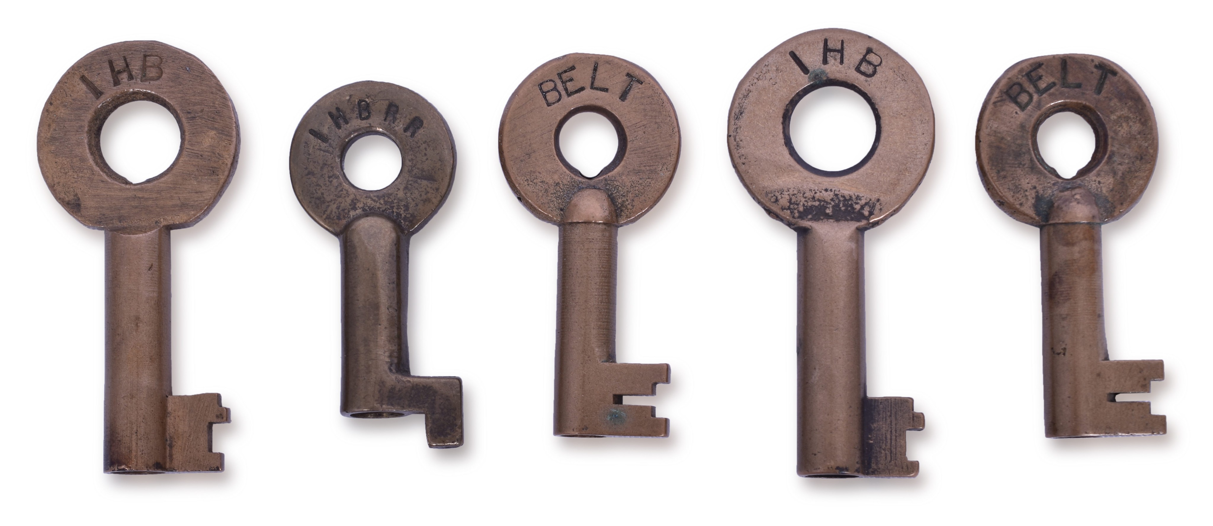 1494 - Five Indiana Harbor Belt and Belt Railway of Chicago thumbnail