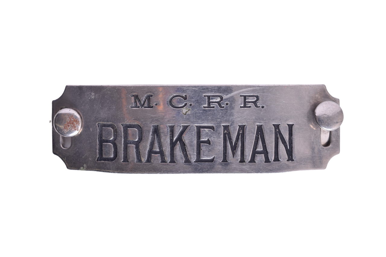 1500 - Michigan Central Railroad Brakeman Cap Badge thumbnail