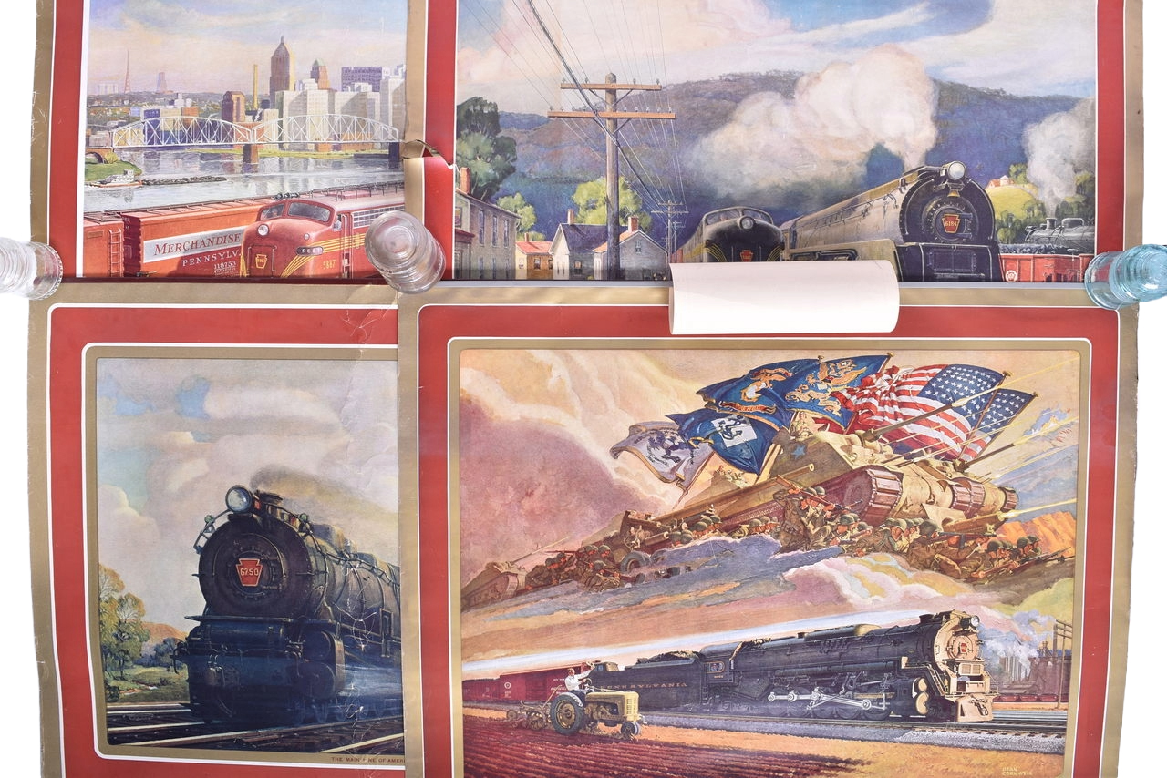 1512 - Four Pennsylvania Railroad Wall Calendars - 1938, 1944, 1947, and 1954 thumbnail