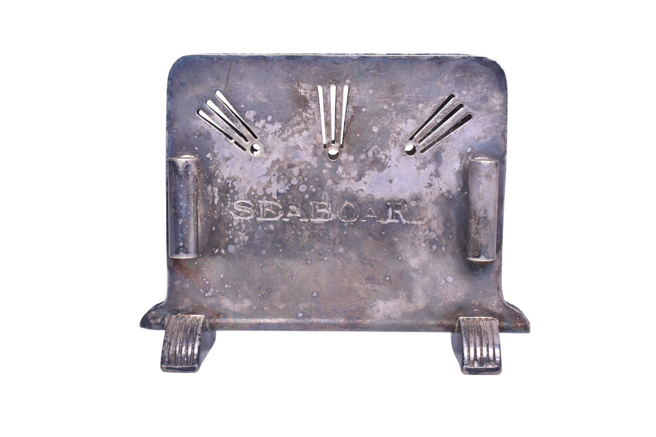 1577 - International Silver Seaboard Railroad Menu Holder thumbnail