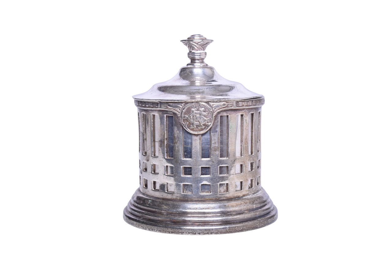 1607 - Great Northern Railway Silver Sugar Bowl - International Silver Co. 1913 thumbnail