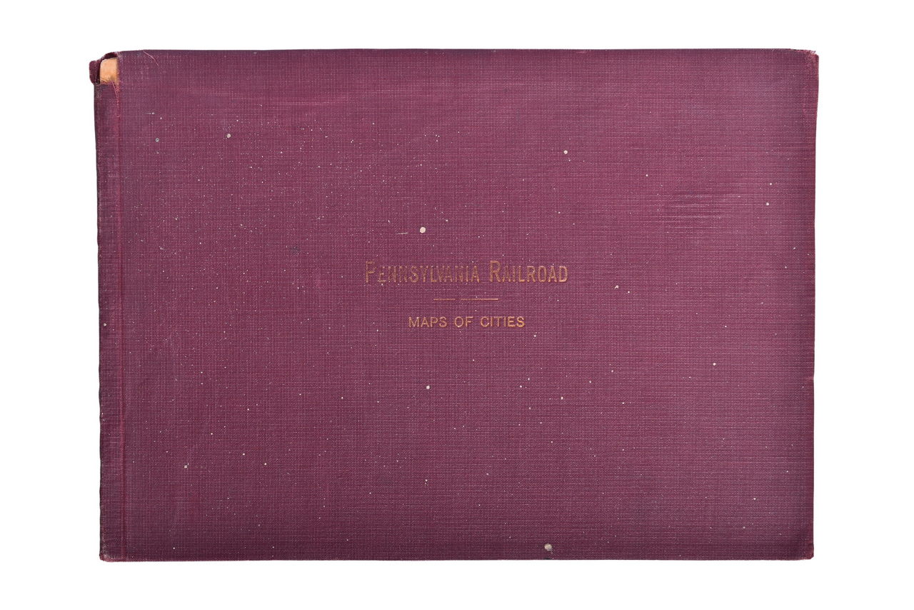 1616 - 1904 Pennsylvania Railroad Map of Cities thumbnail