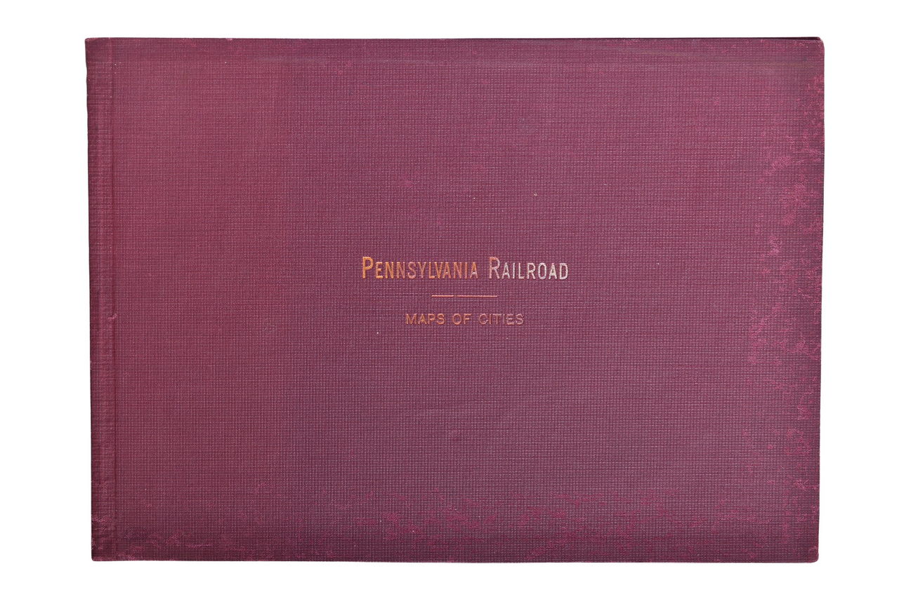 1620 - 1904 Pennsylvania Railroad Map of Cities thumbnail