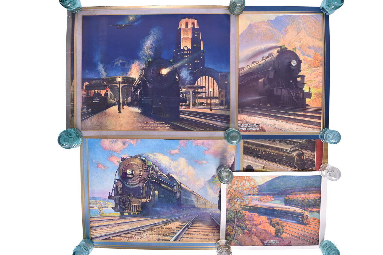 1638 - Five New York Central, Pennsylvania Calendar Tops thumbnail