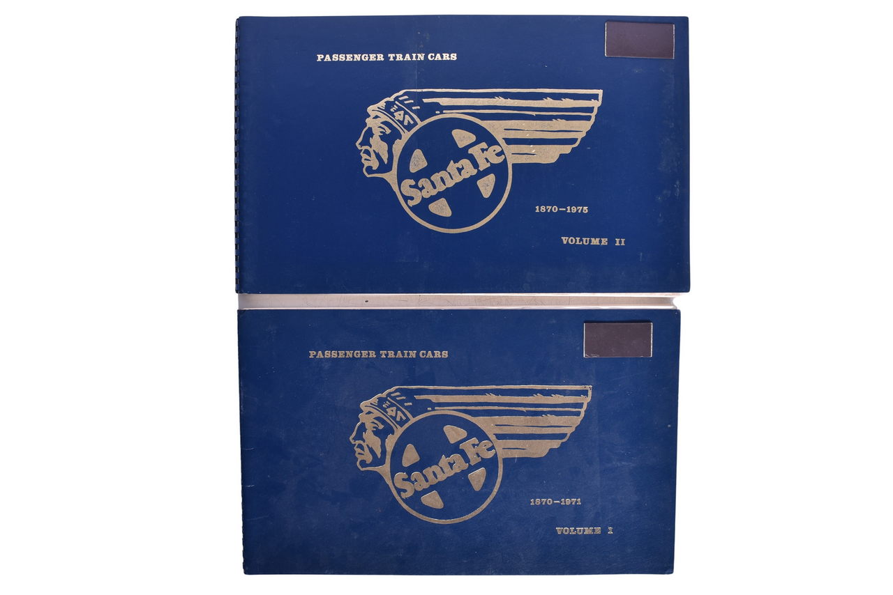 1644 - Passenger Train Equipment of the Atchison, Topeka and Santa Fe Volumes 1 and 2 thumbnail