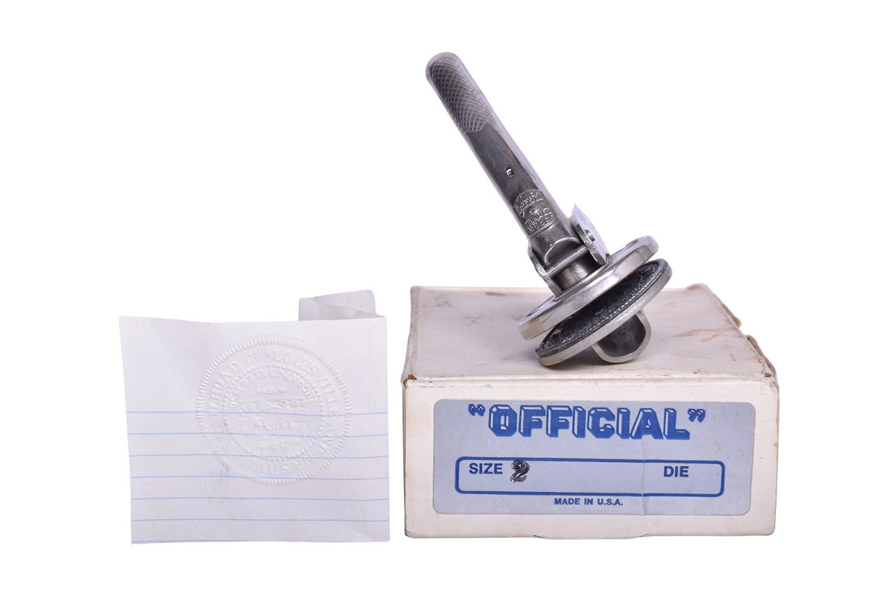 1684 - Louisville and Nashville Railroad Corporate Seal Embosser thumbnail