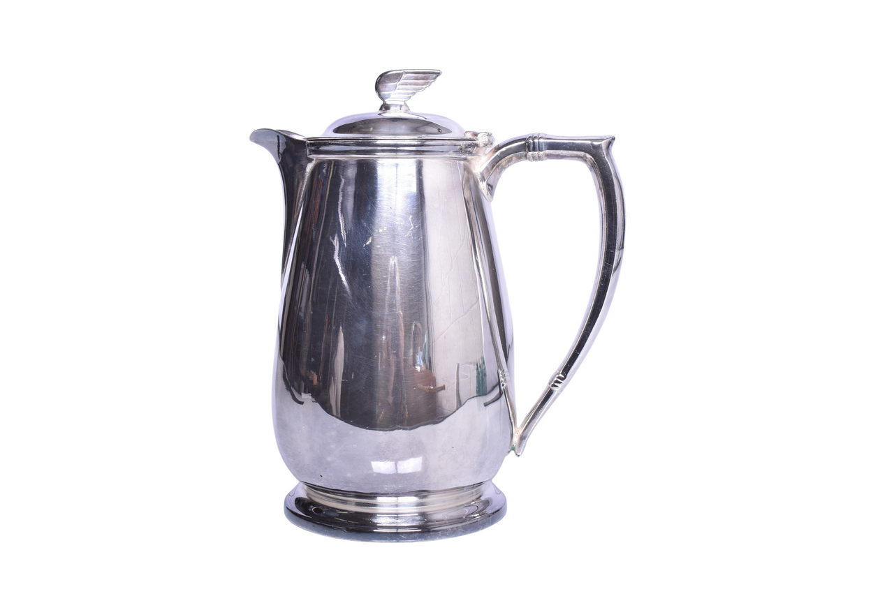 1693 - Union Pacific Railroad International Silver Water Pitcher 64 oz. thumbnail