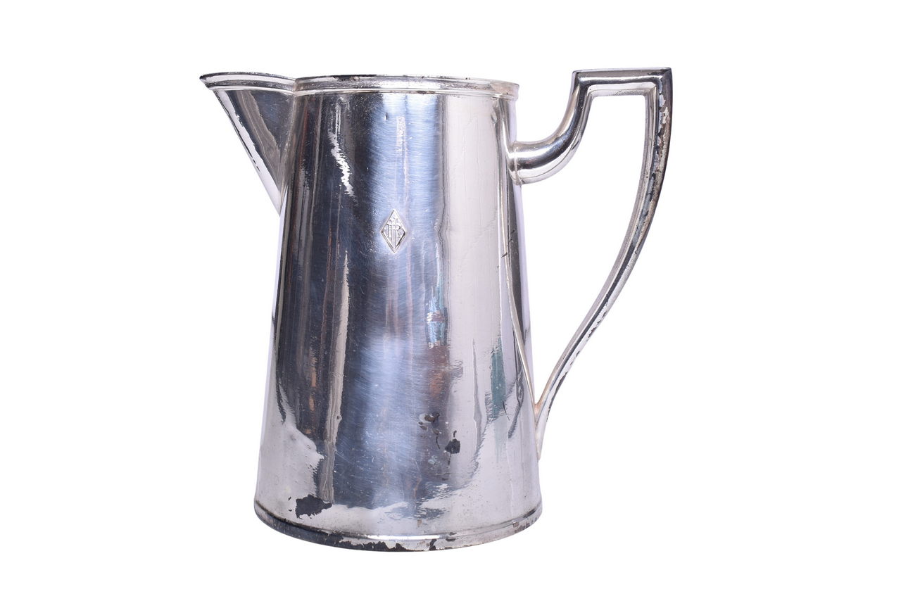 1703 - Large Lehigh Valley Railroad Silver Water Pitcher thumbnail