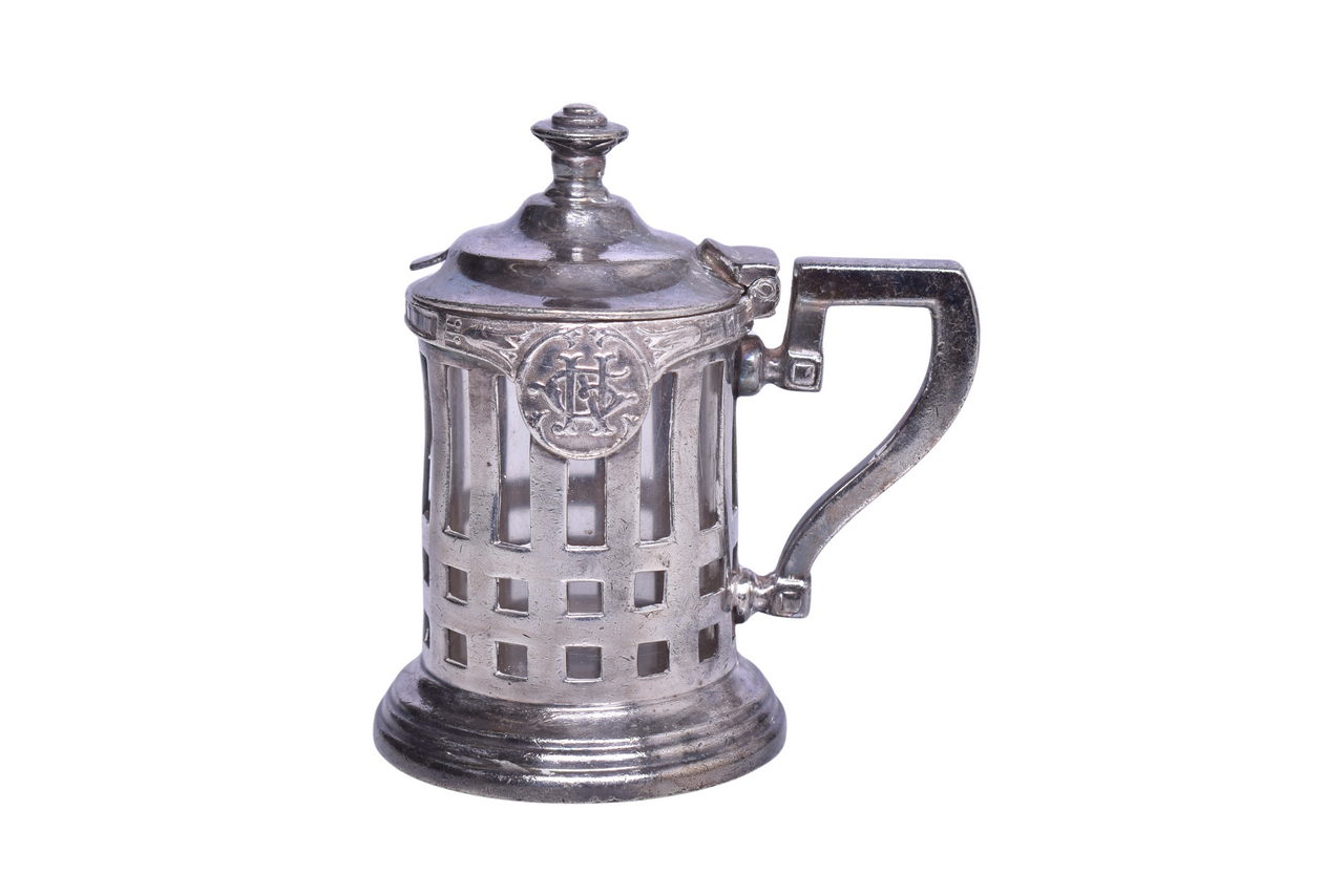 1709 - International Silver Great Northern Railway Mustard Pot thumbnail