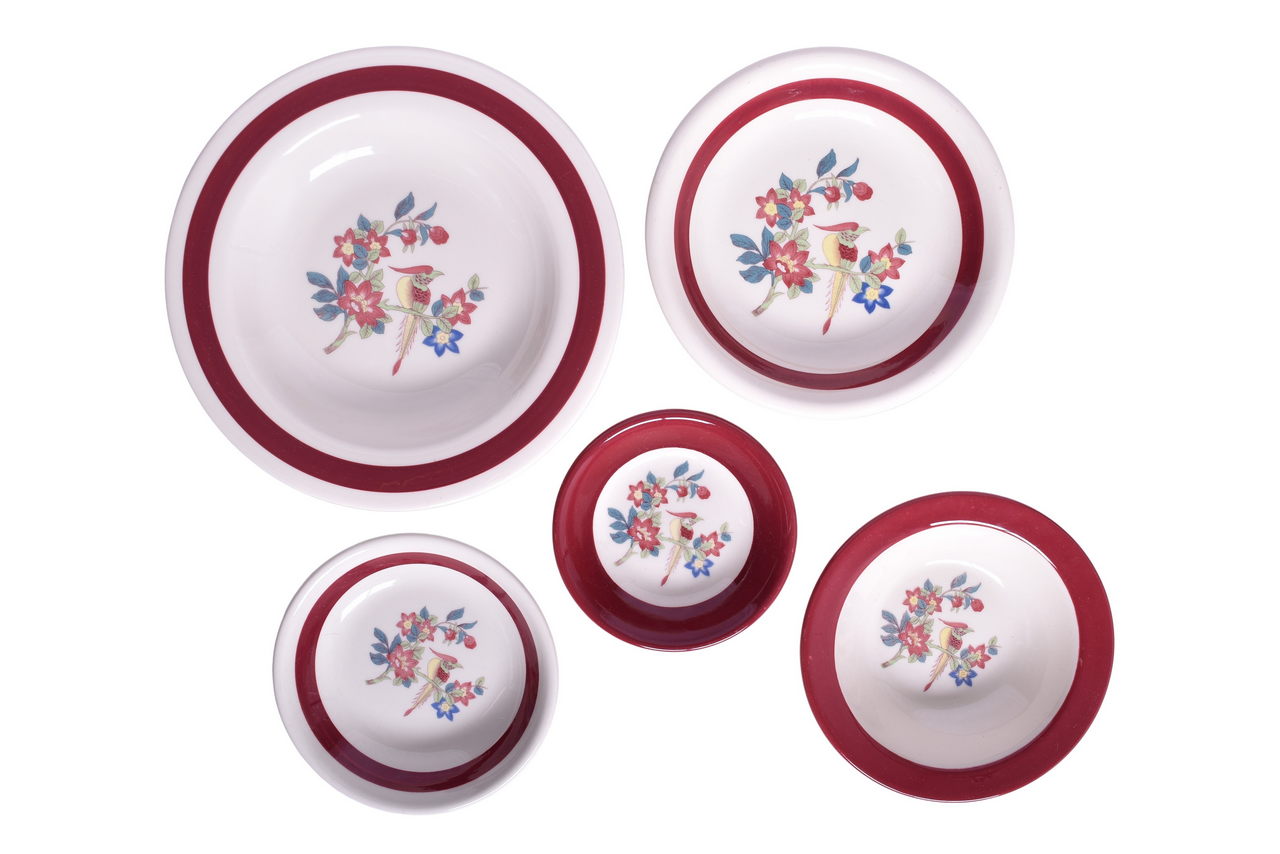 1729 - Five Norfolk & Western Railroad China Yellow Bird Bowls thumbnail