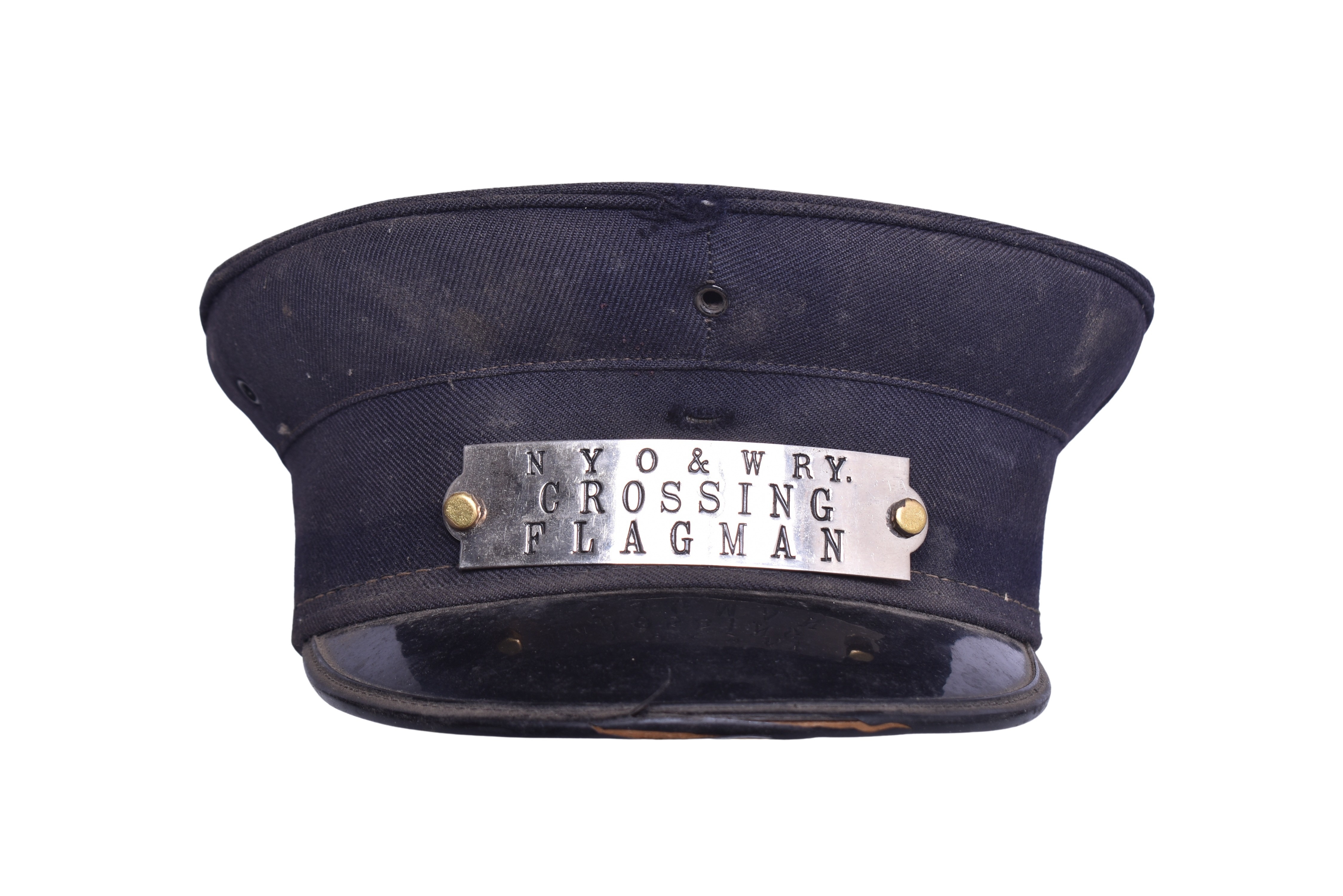 1766 - New York, Ontario & Western Railway Crossing Flagman Railroad Cap thumbnail