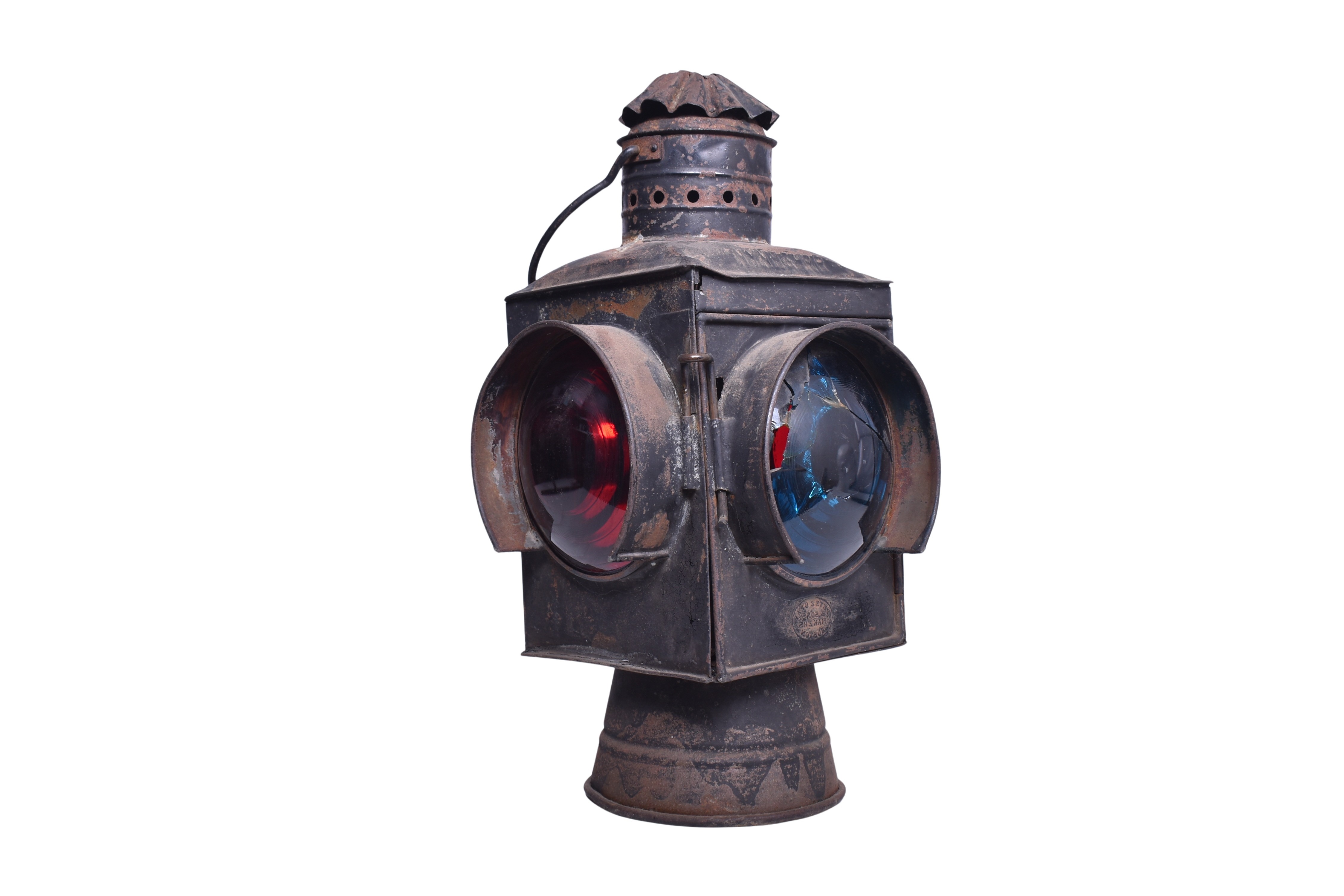1782 - Peter Gray & Sons New York, New Haven & Hartford Railroad Improved Switch Lamp thumbnail