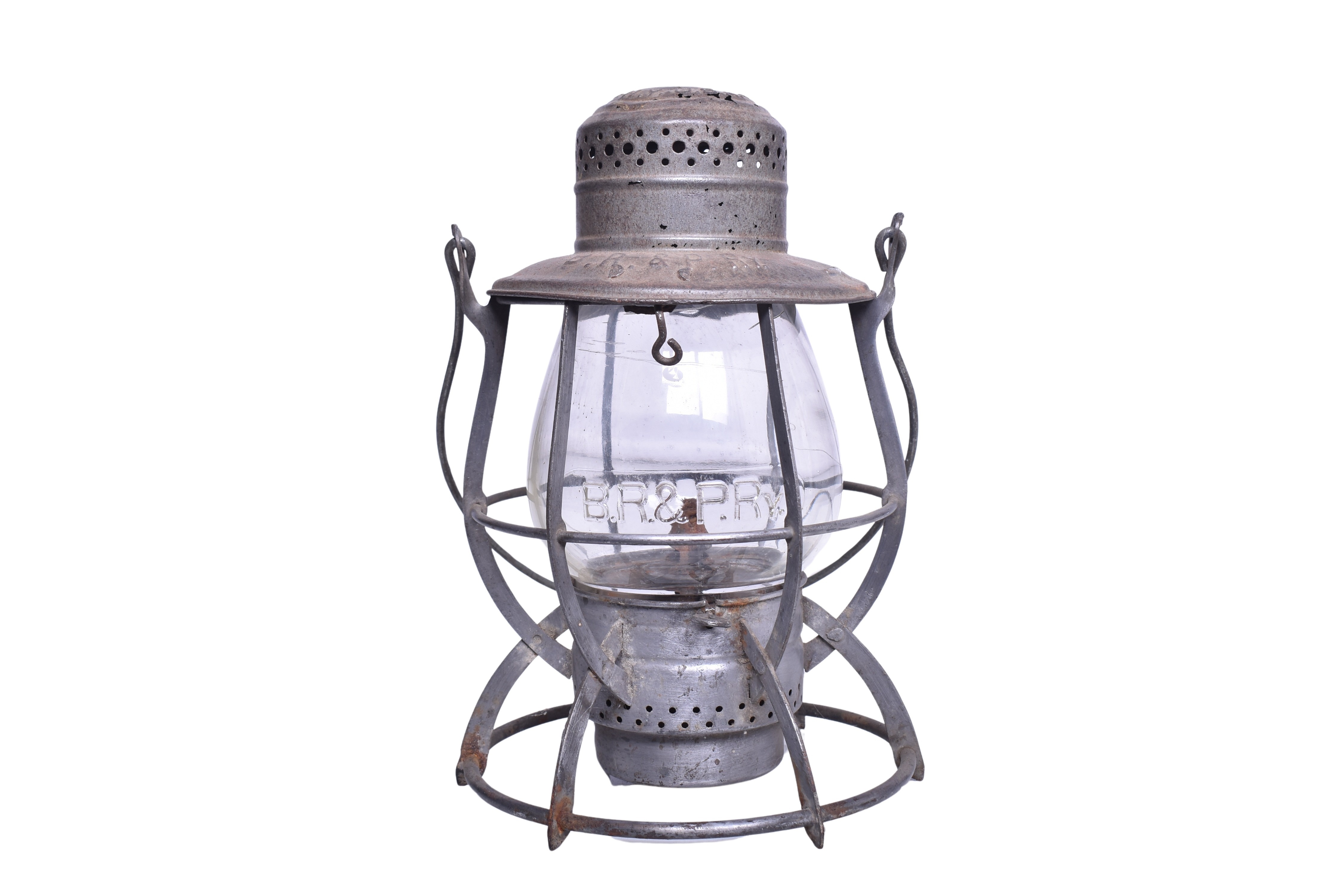 1792 - Dietz No. 39 Buffalo Rochester & Pittsburgh Railway Railroad Lantern W/ Clear Cast Globe thumbnail