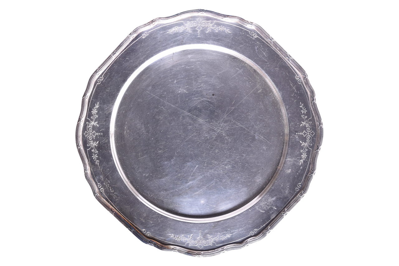 1841 - The Pullman Company Railroad Silver Charger Plate 10 1/2