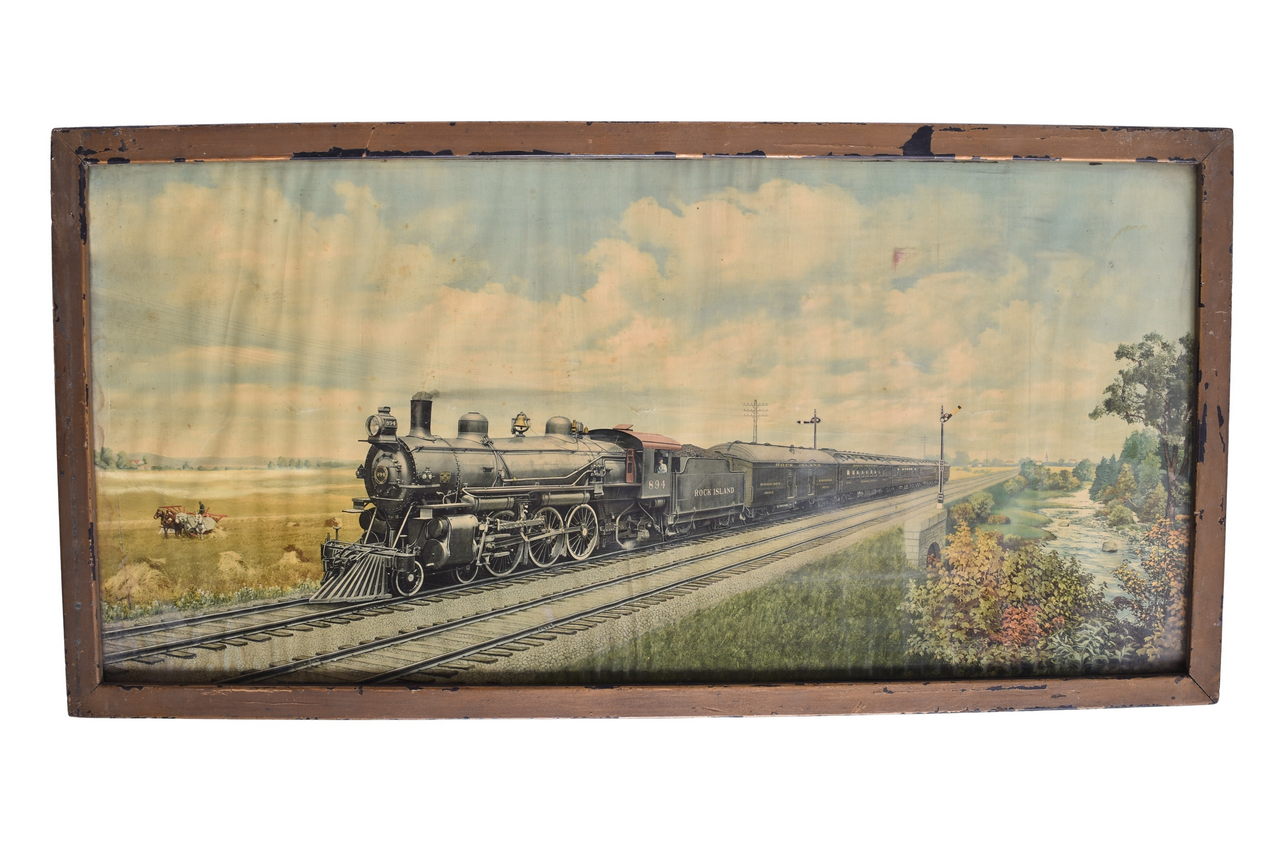 1907 - Rock Island Original Golden State Limited Advertising Poster thumbnail