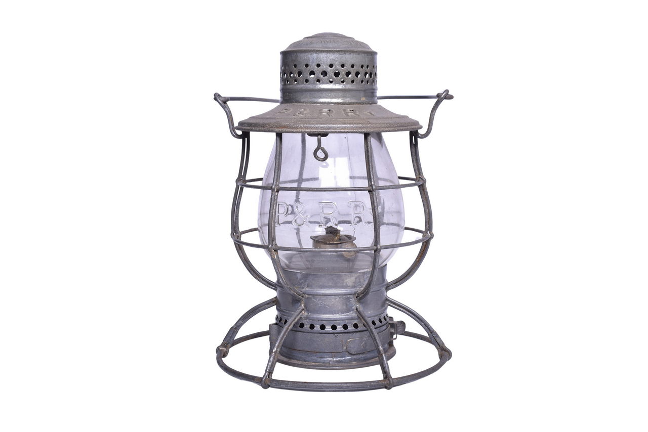 1936 - Dressel Railway Lamp Works Philadelphia & Reading Railroad Lantern with Clear Cast Globe thumbnail