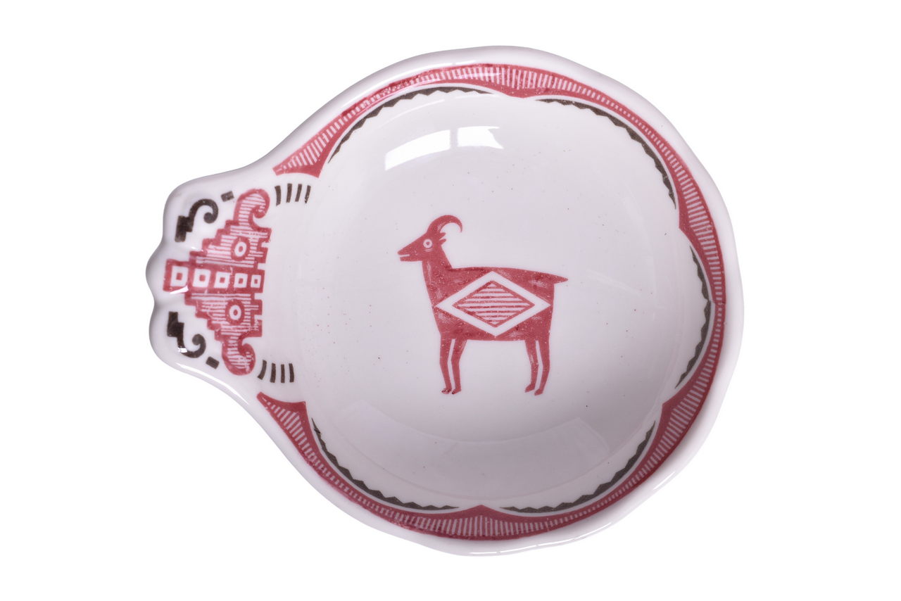 1977 - Atchison, Topeka, And Santa Fe Railroad China Mimbreno Ice Cream Shell thumbnail