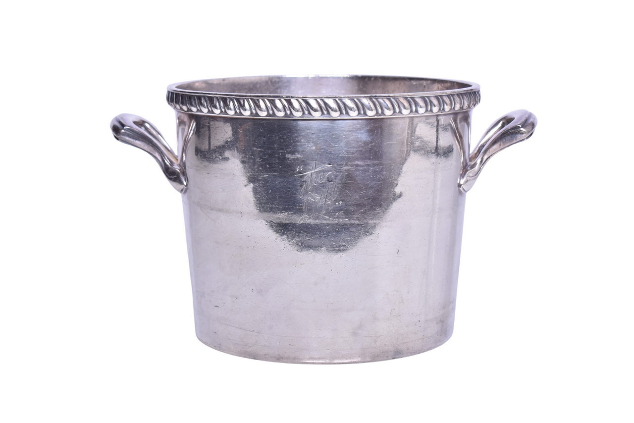 2003 - Reed & Barton Delaware and Hudson Railroad Silver Champagne Ice Bucket 72 Oz. thumbnail