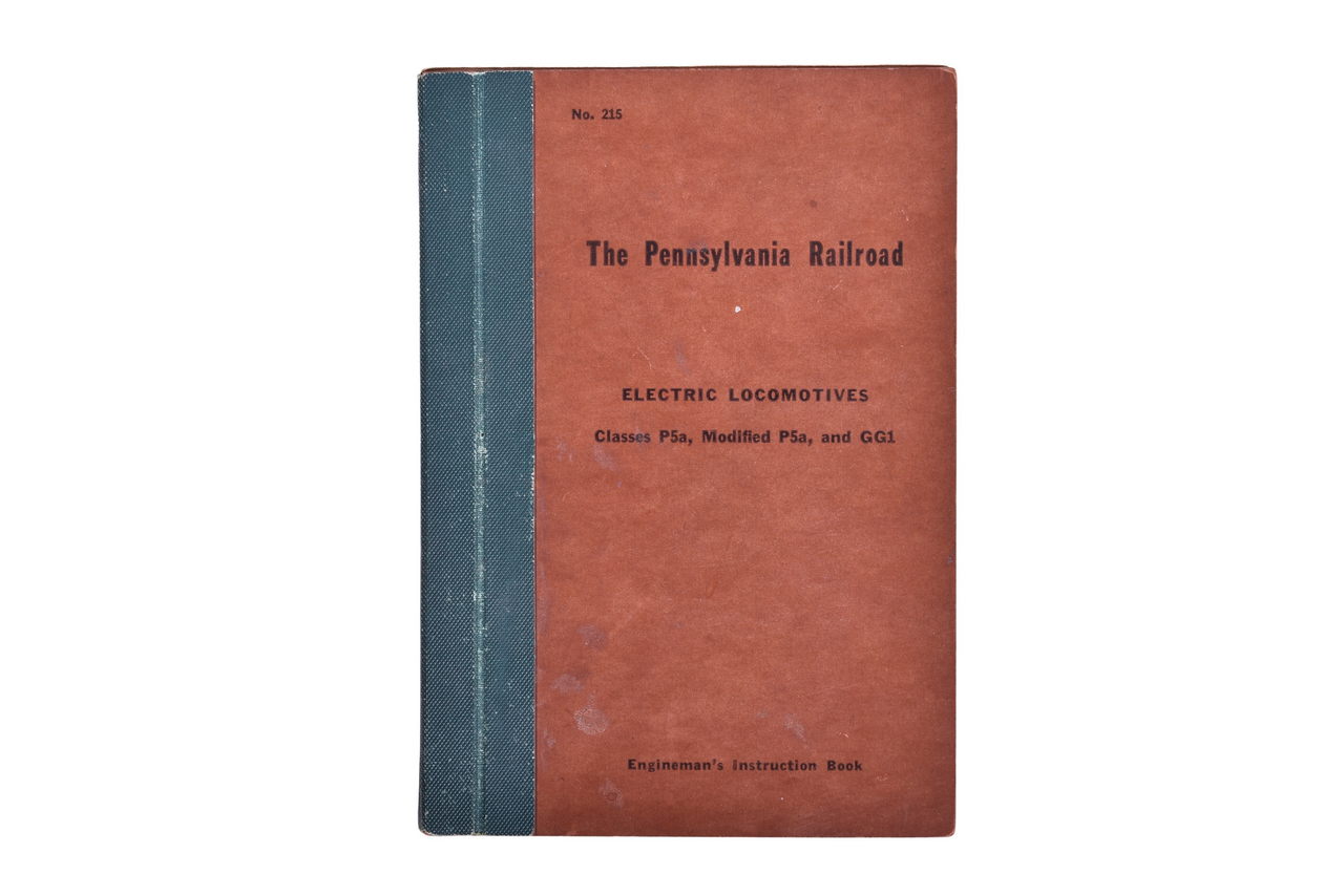 2008 - Pennsylvania Railroad Electric Locomotives GG1 and P5a Operating Manual No. 215 thumbnail