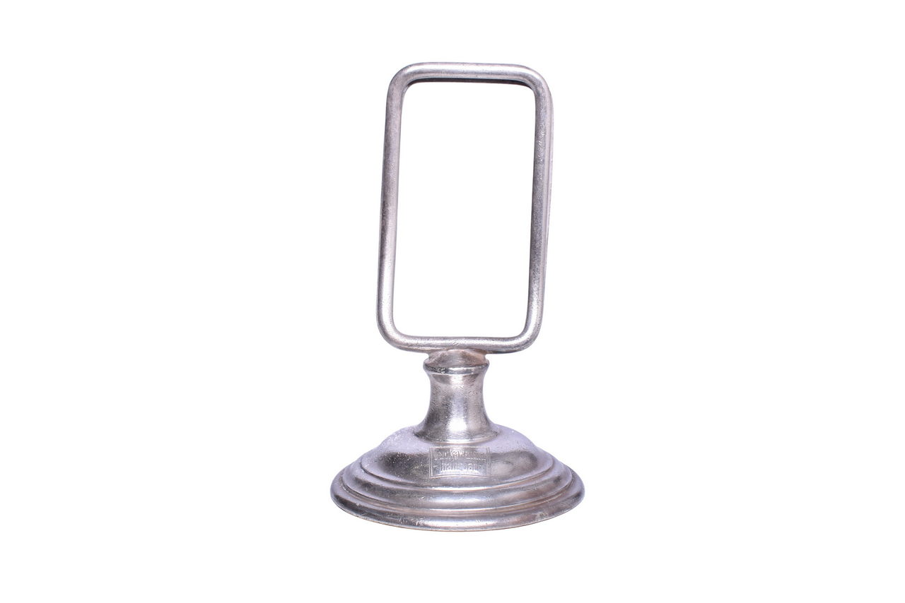 2035 - Reed & Barton Lackawanna Railroad Silver Menu Holder thumbnail