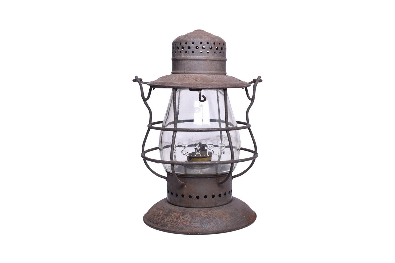 2058 - Star Head Light Co. Boston & Albany Railroad Bell Bottom Lantern with Clear Cast Globe thumbnail