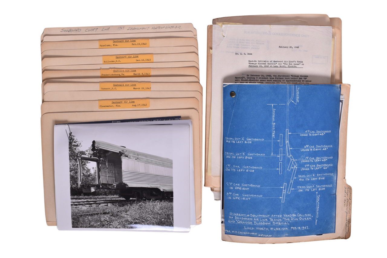 2084 - Seaboard Air Line Wreck Files from the Budd Company Archives thumbnail