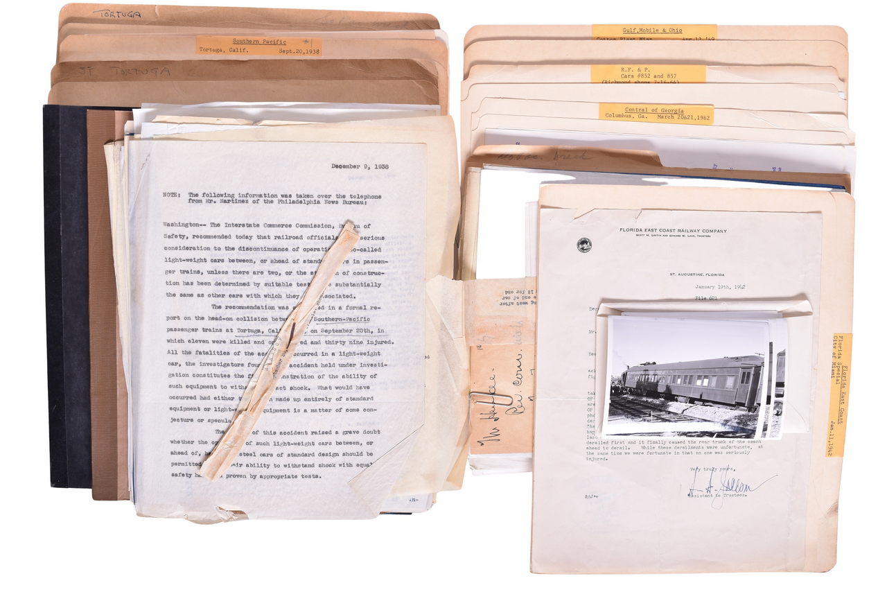 2112 - Florida East Coast, Southern Pacific and More Wreck Files from the Budd Company Archives thumbnail