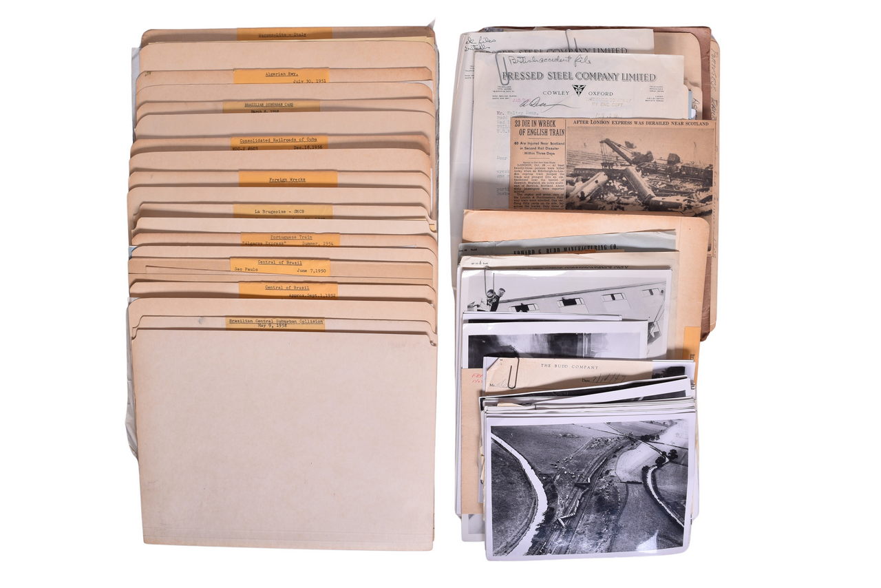 2126 - Foreign Railroad Wreck Files from the Budd Company Archives - Britain, Italy, Portugal, Brazil thumbnail